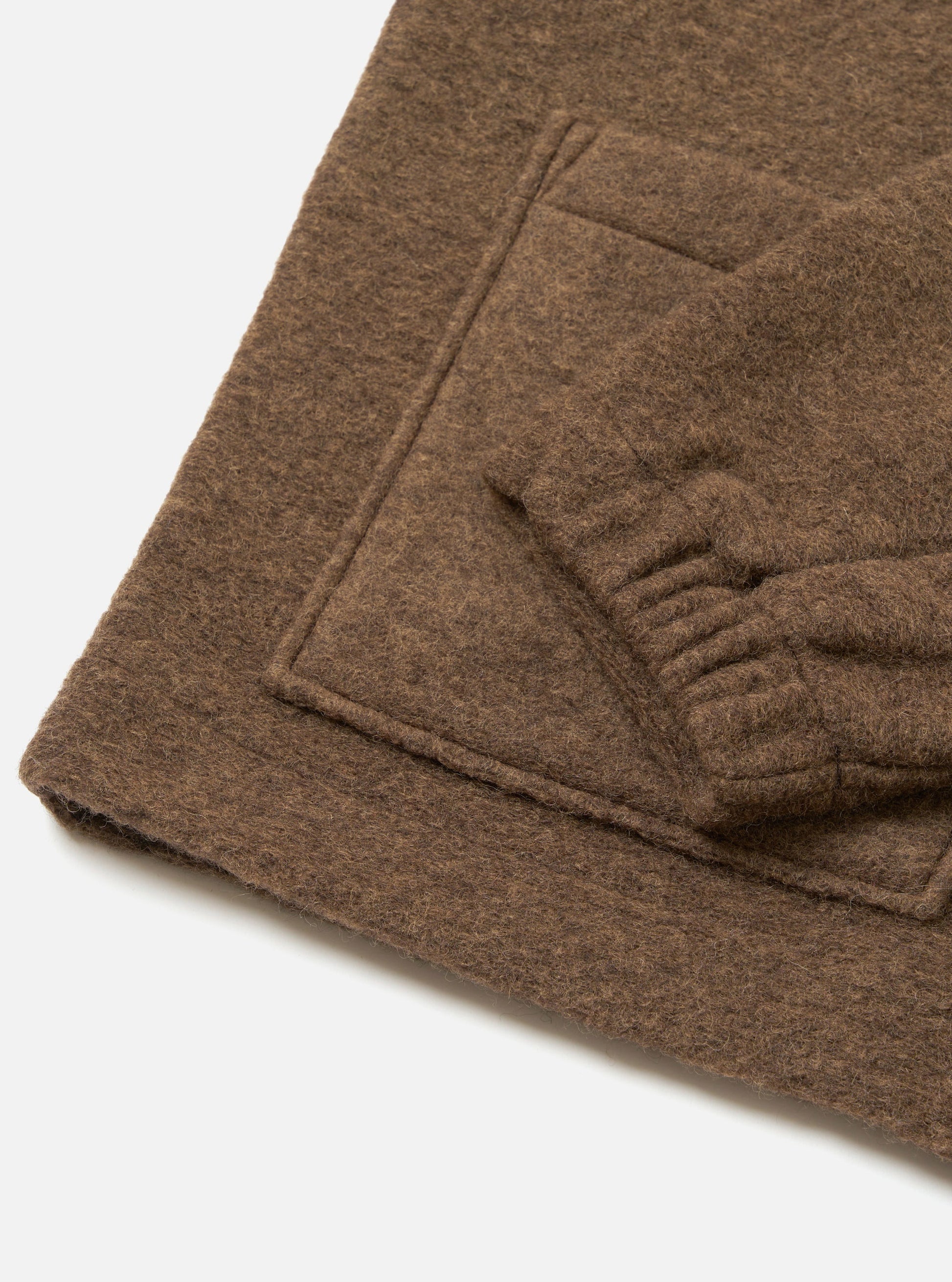 Universal Wool Fleece Rams Jacket - Brown Marl