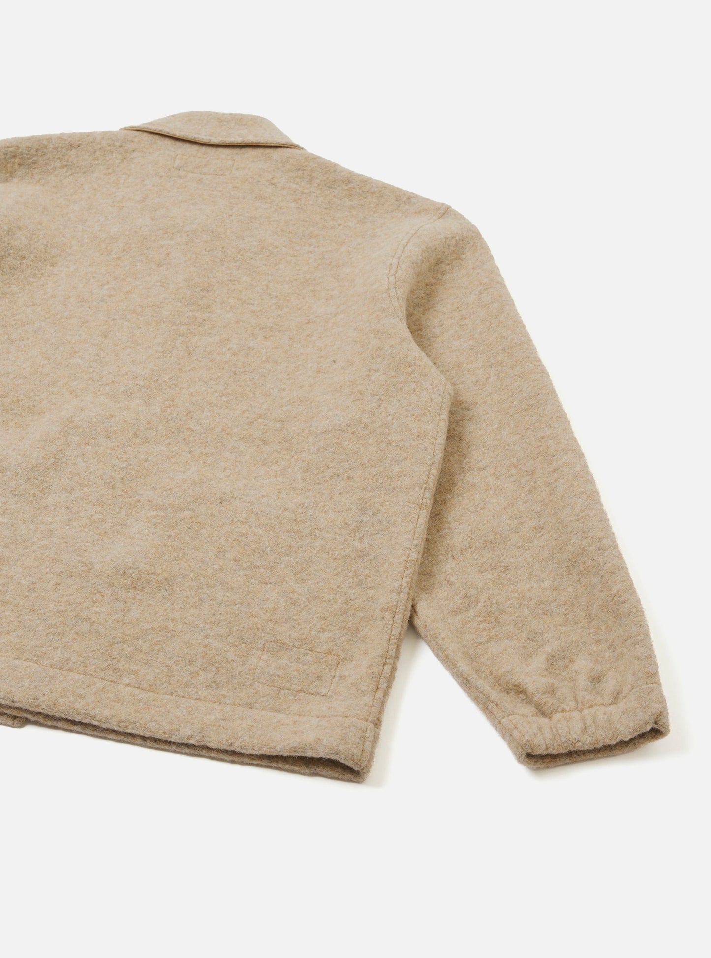 Wool Fleece Rams Jacket - Fawn