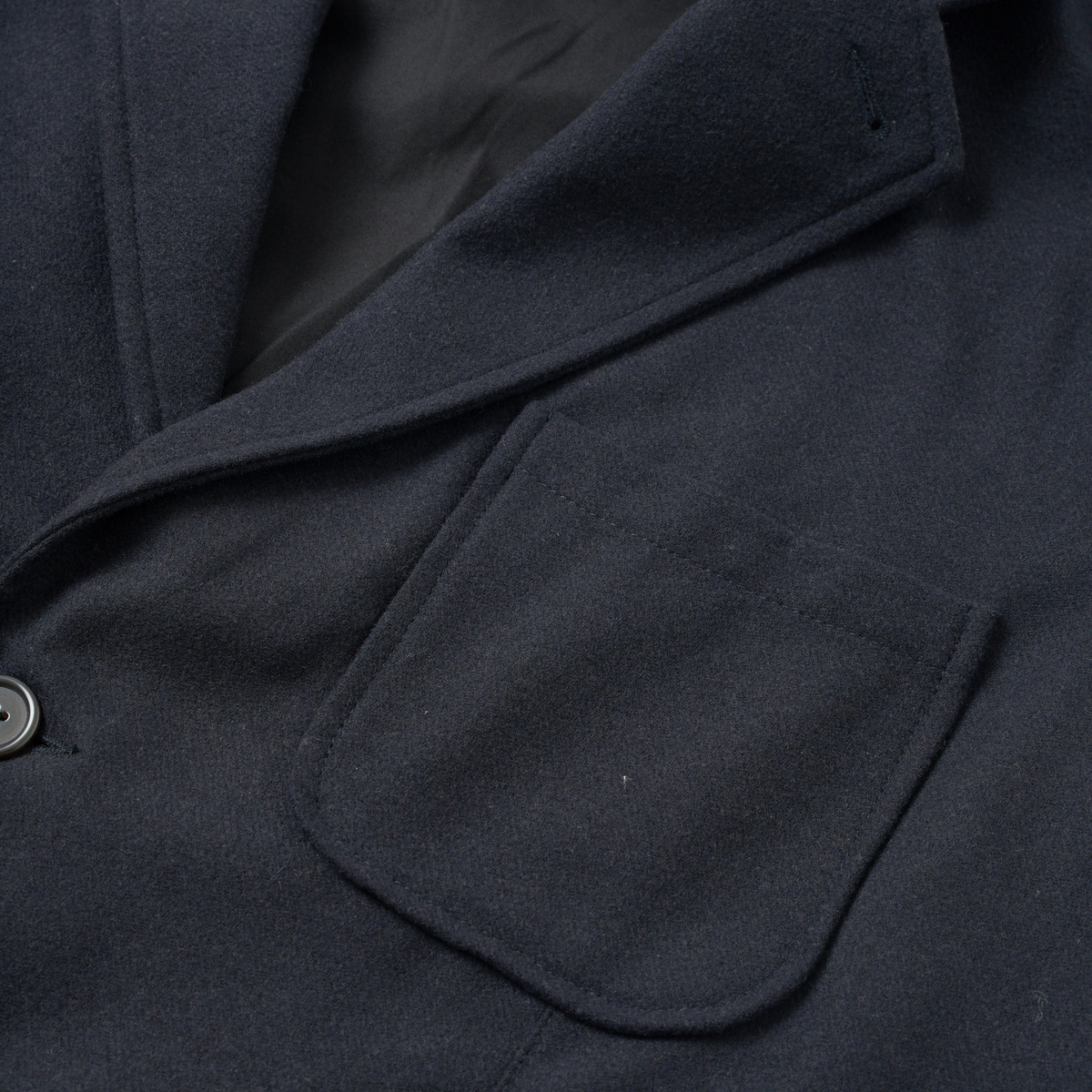 Dublin Wool Mix Two Button Jacket - Dark Navy