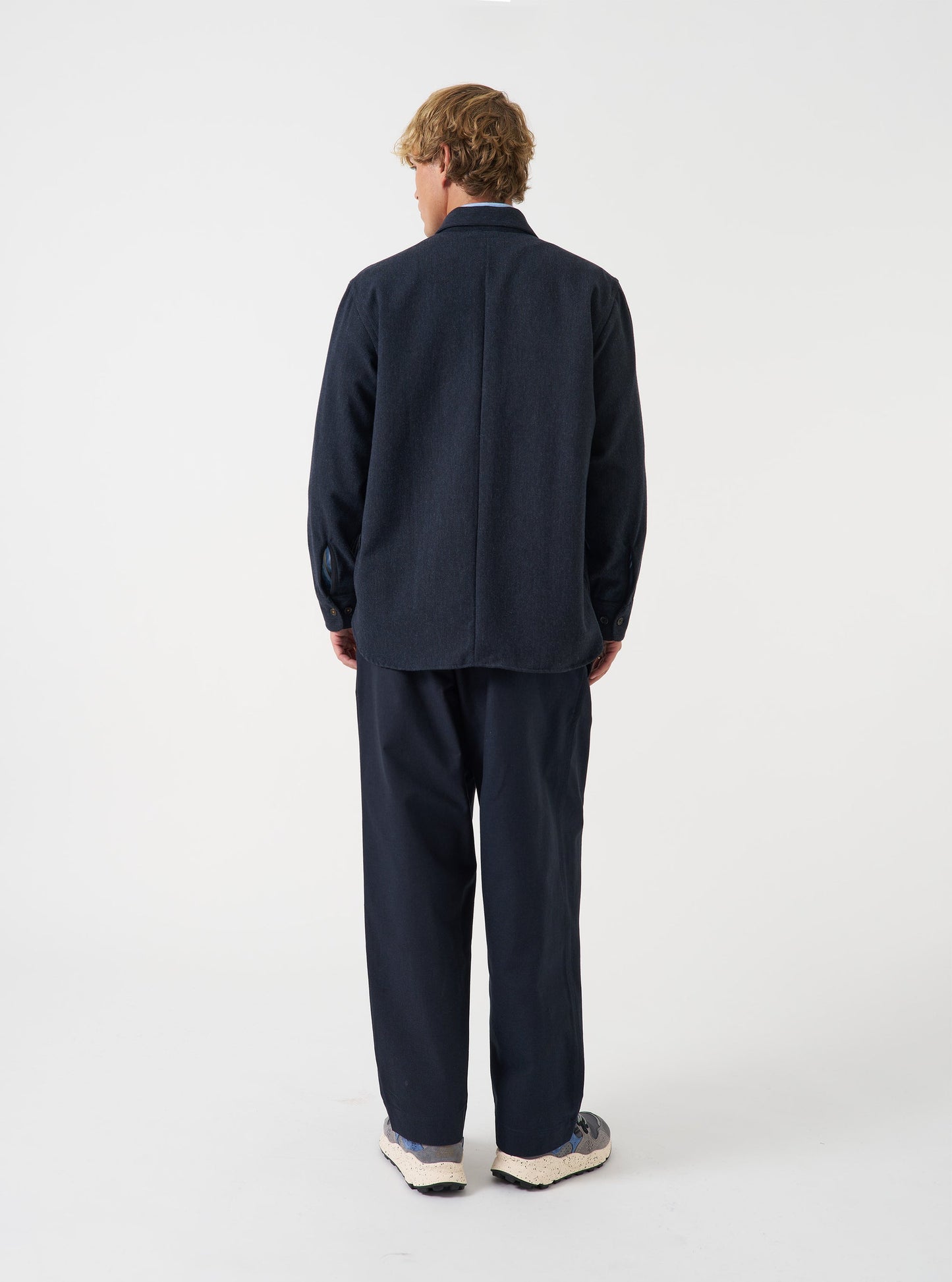 Airline Flannel Travail Overshirt - Navy