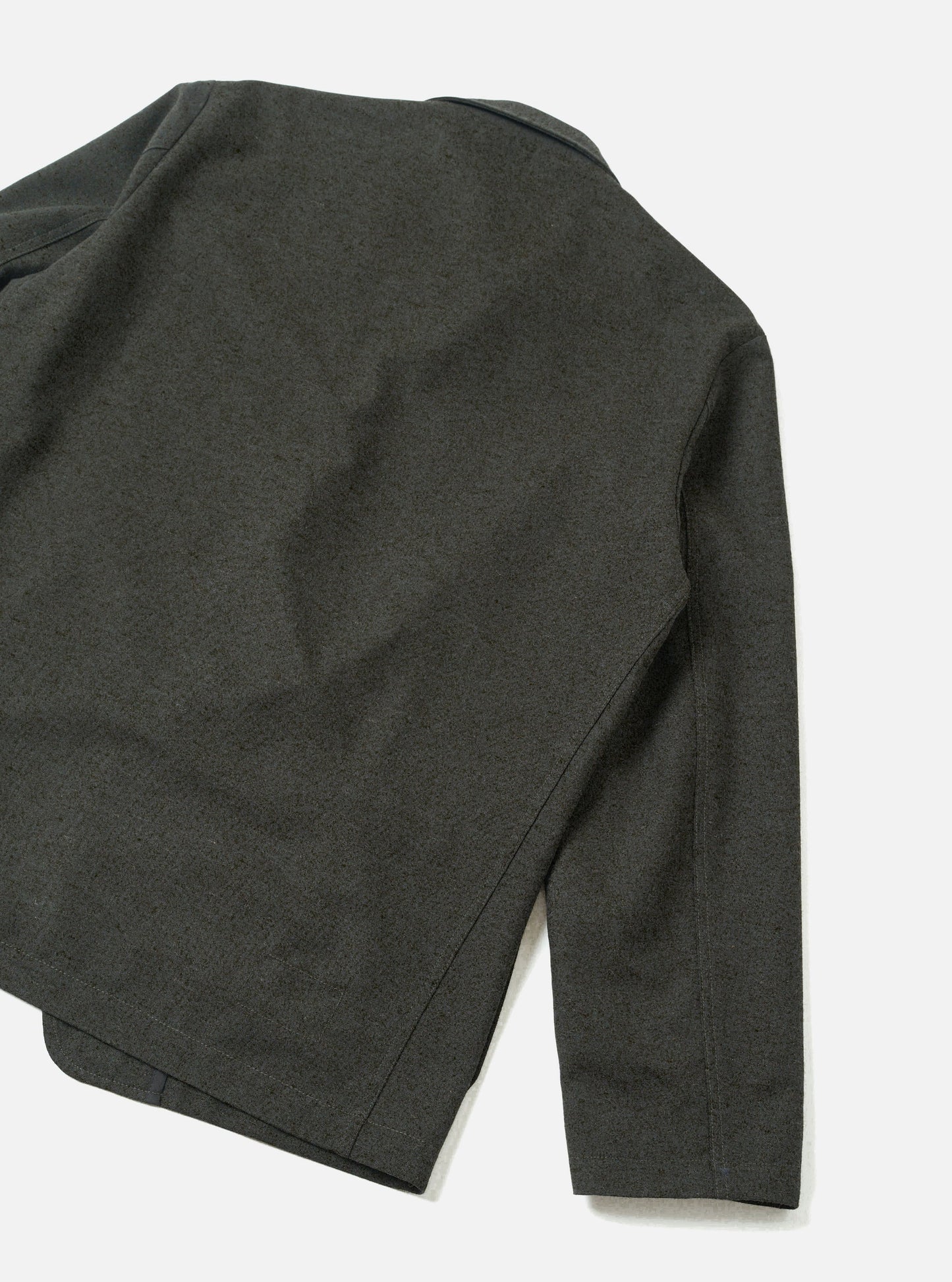 Recycled IT Tweed Two Button Jacket - Olive