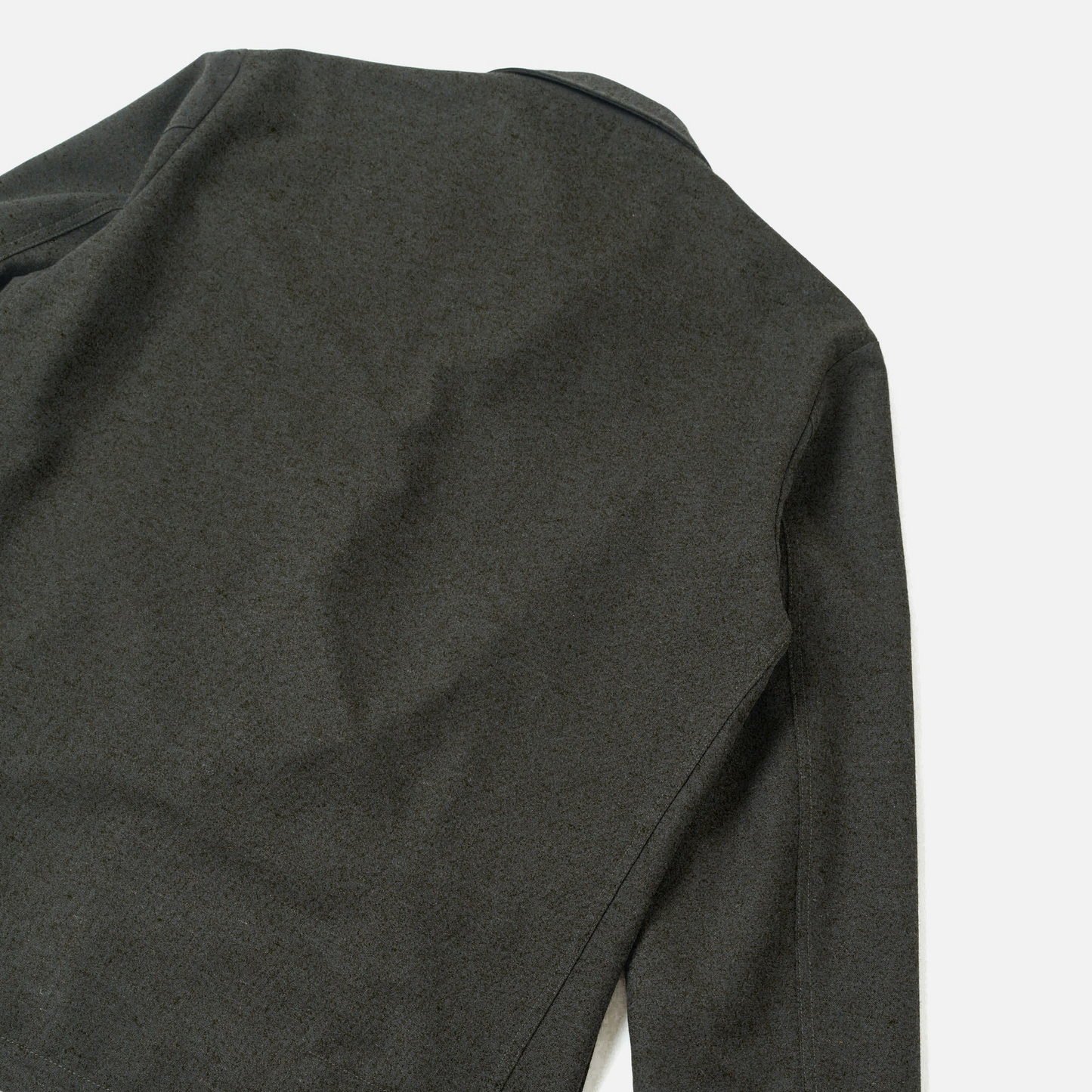 Recycled IT Tweed Two Button Jacket - Olive
