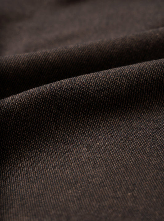 Recycled IT Tweed Pleated Track Pant - Brown