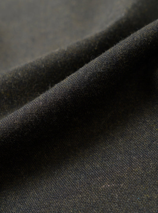 Recycled IT Tweed Pleated Track Pant - Olive