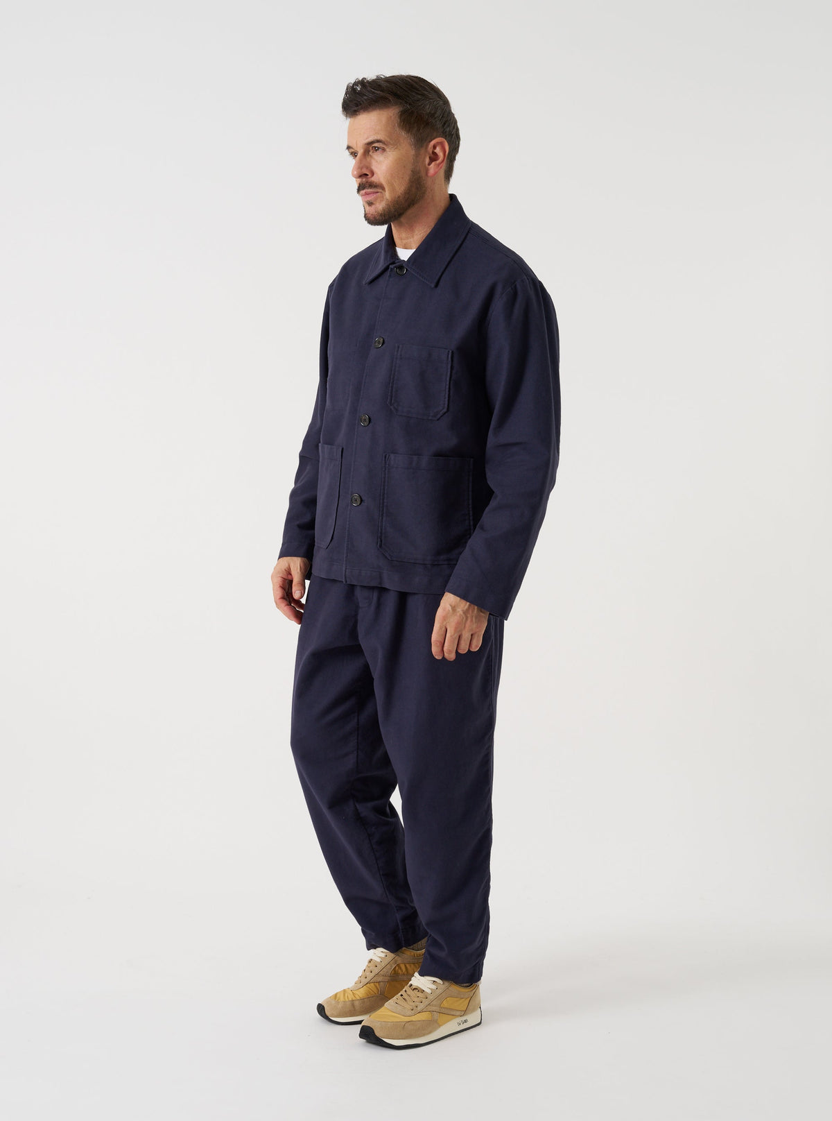 Comfort Moleskin Ives Jacket - Navy