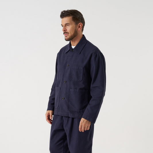 Comfort Moleskin Ives Jacket - Navy