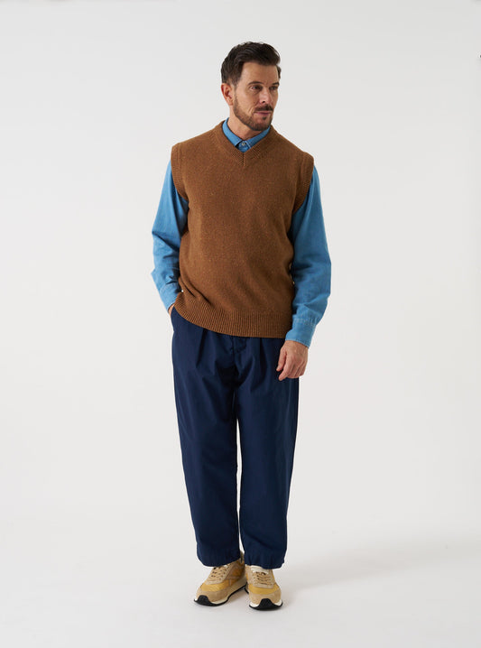 Micro Canvas Oxford Pant - Navy
