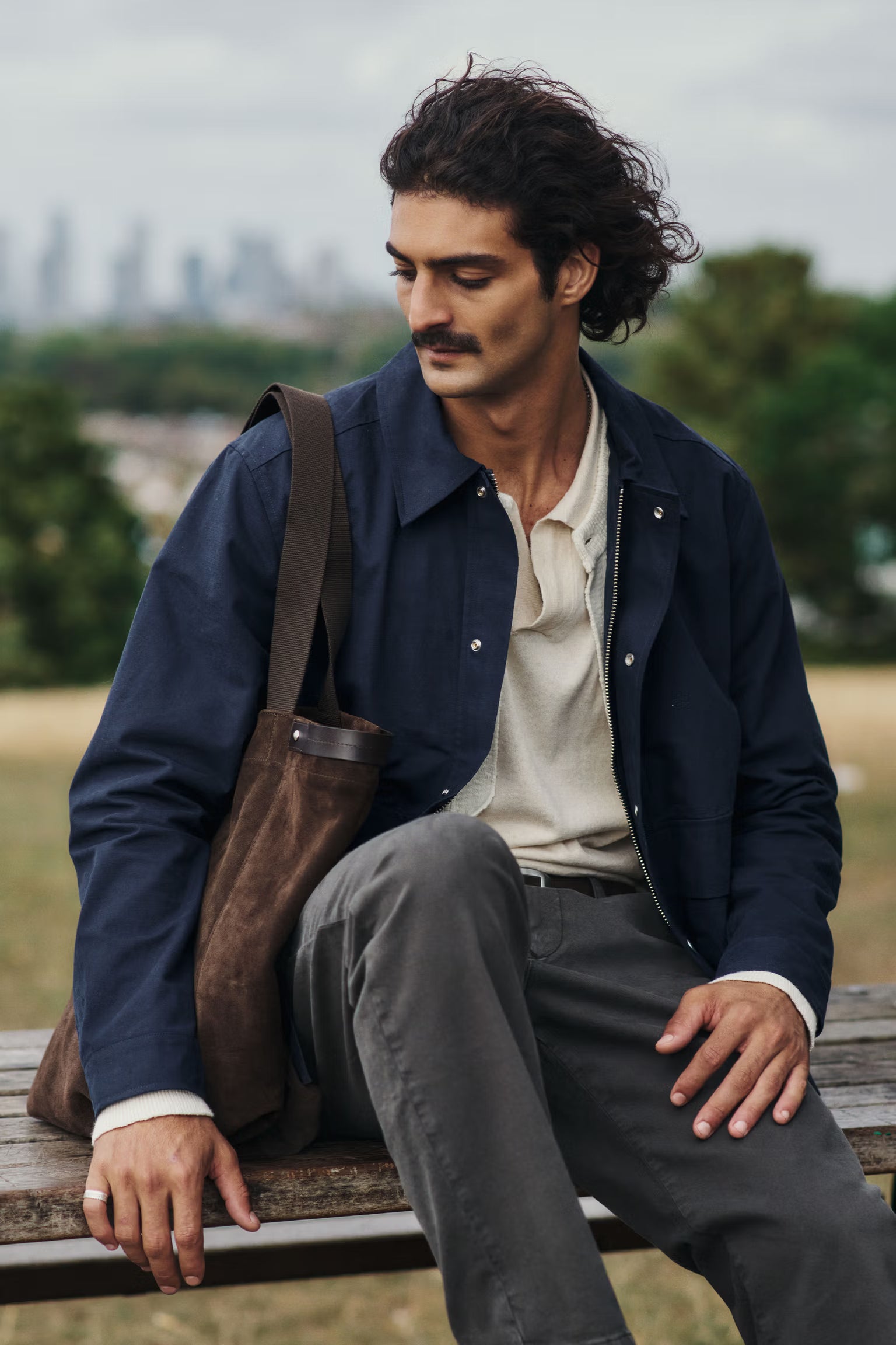 NN07 Paulo Organic Cotton Jacket - Navy Blue