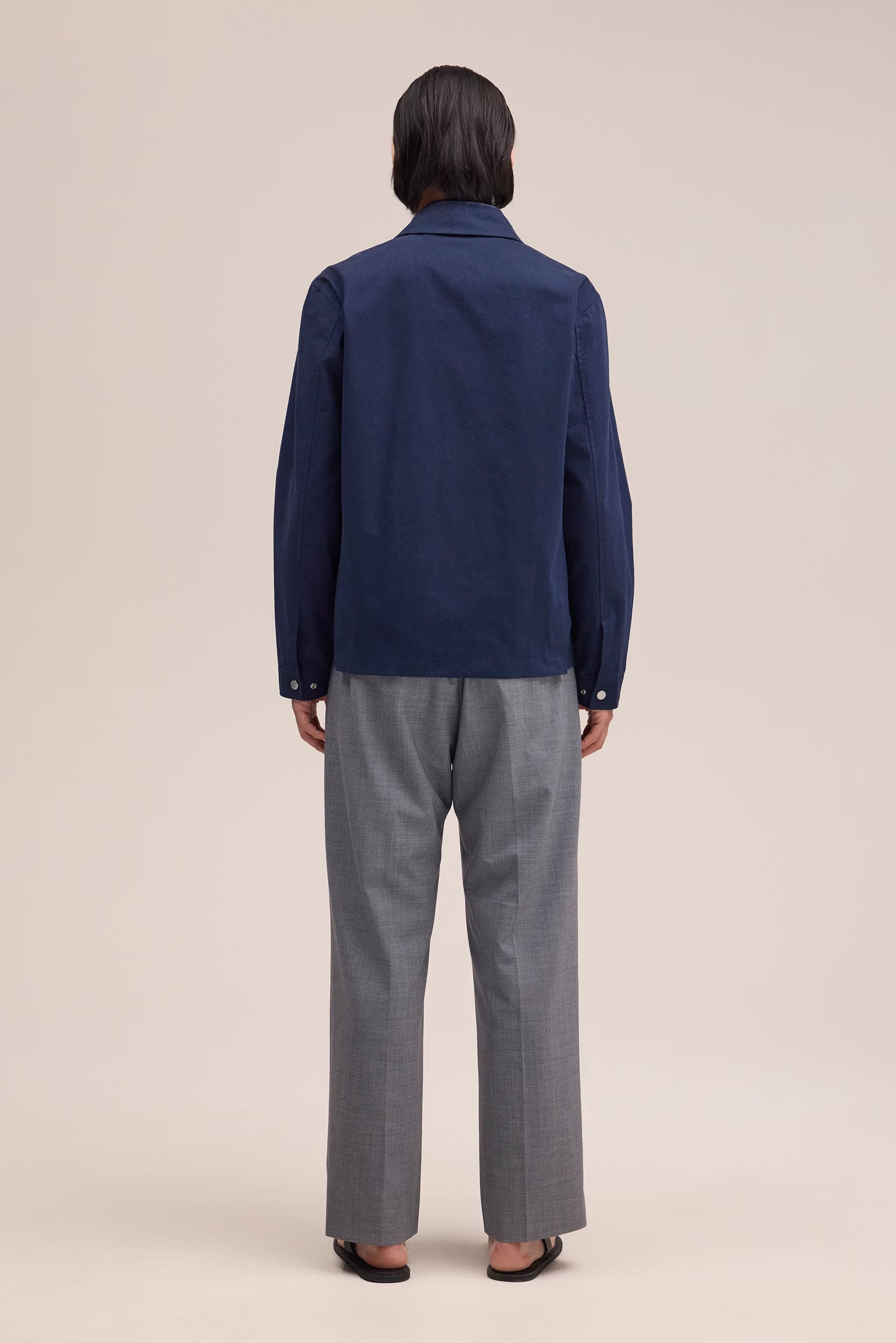 NN07 Paulo Organic Cotton Jacket - Navy Blue
