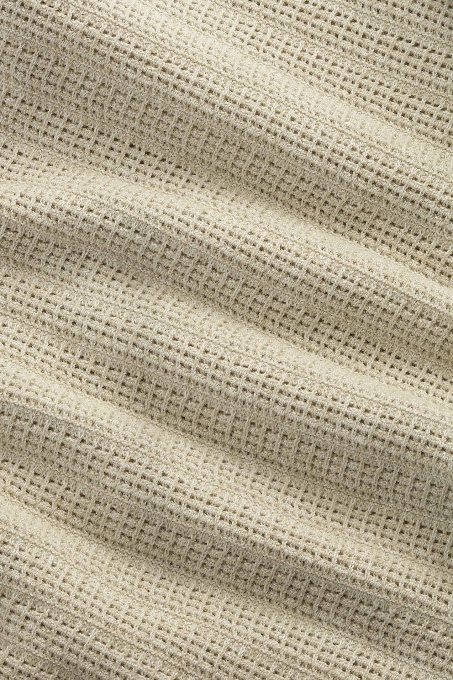 Gustav Organic Cotton Sweater - Ivory Mouliné