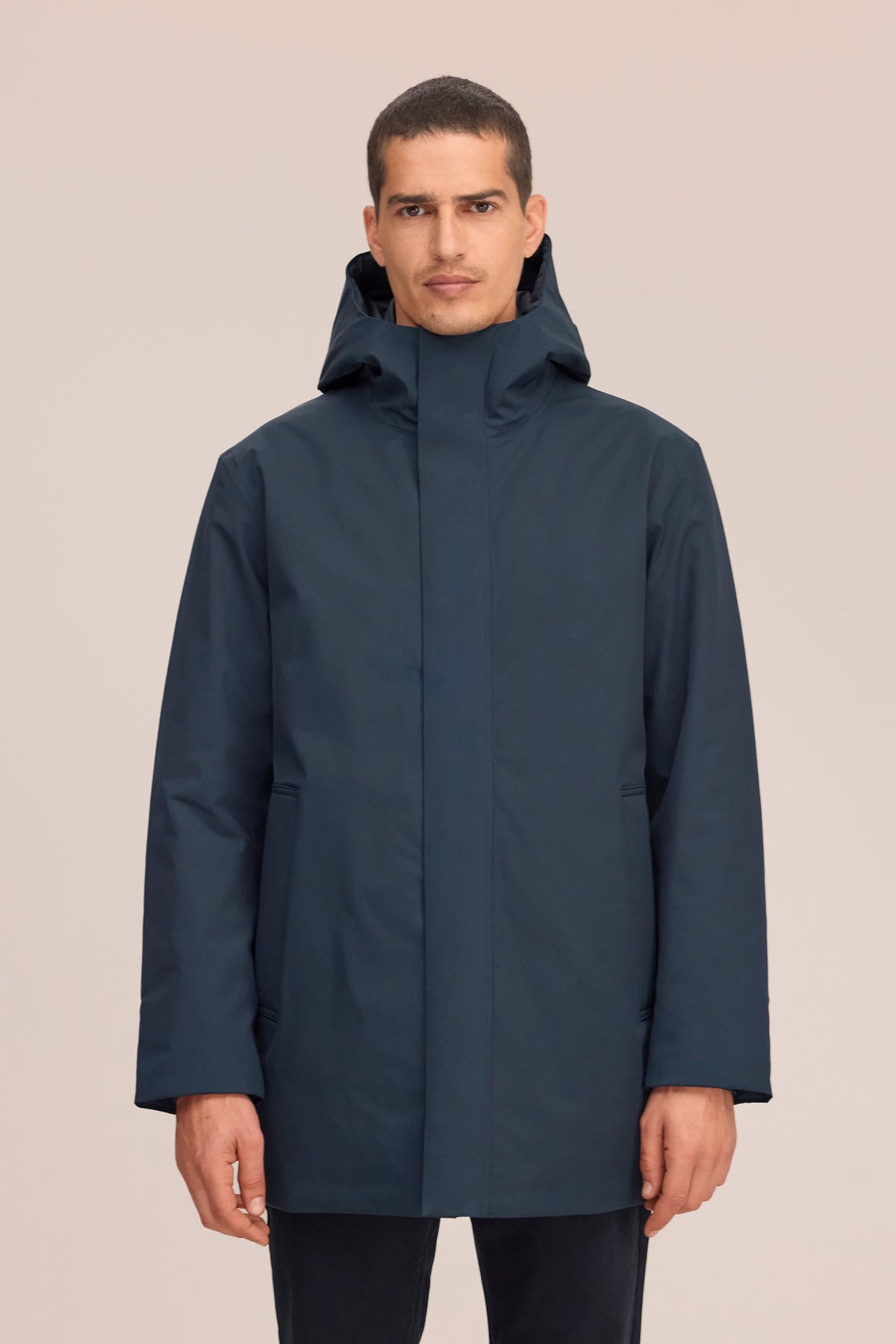 Blake Technical PrimaLoft® Hooded Jacket - Navy Blue
