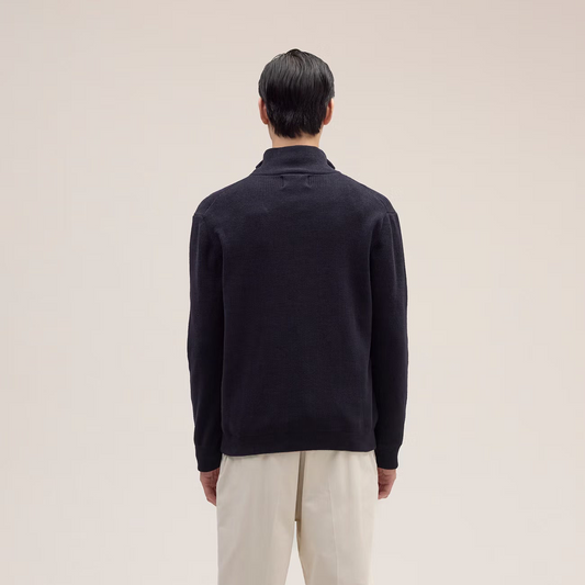 Danny Half Zip Sweater - Navy Blue