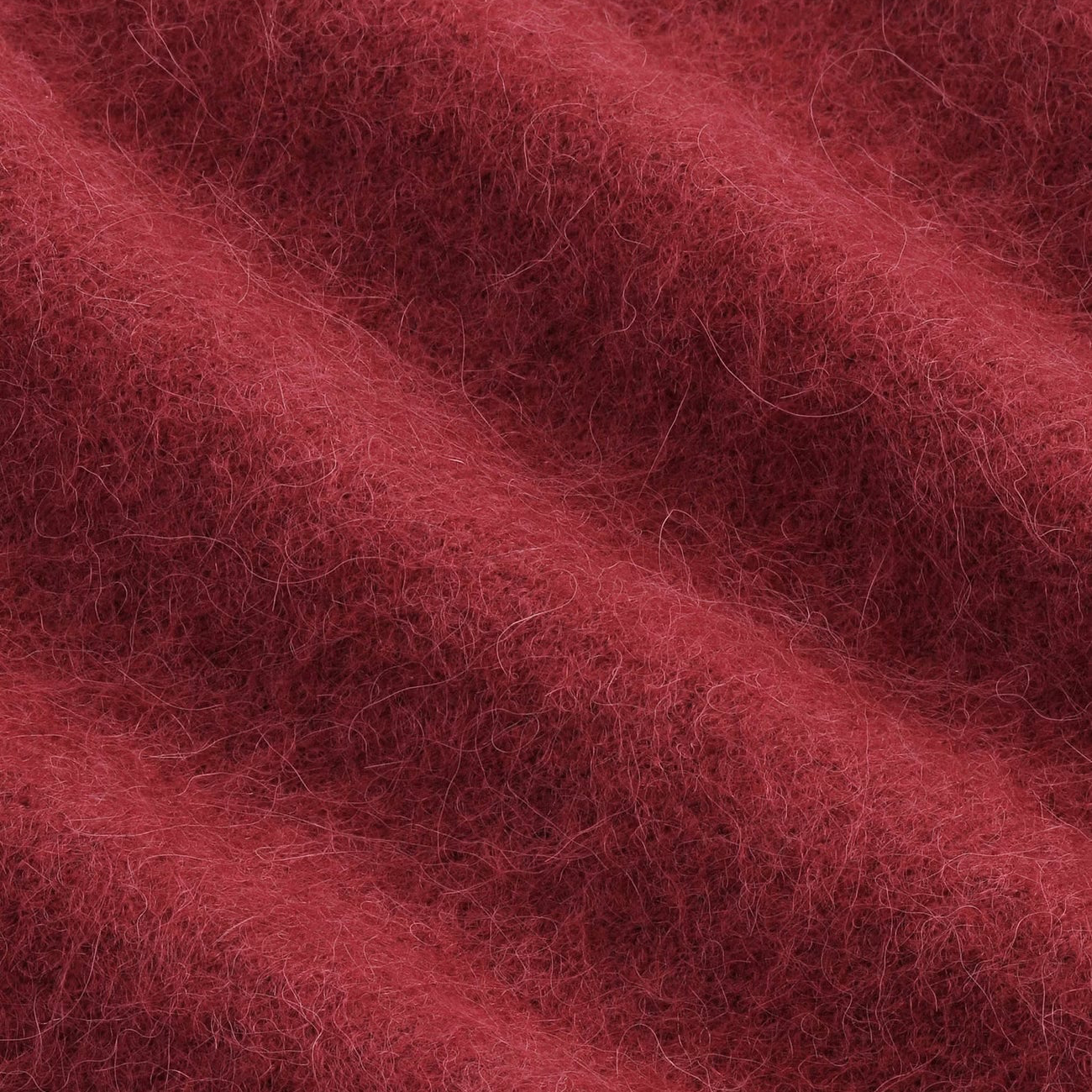 Russell Alpaca Blend Crew Jumper - Cranberry