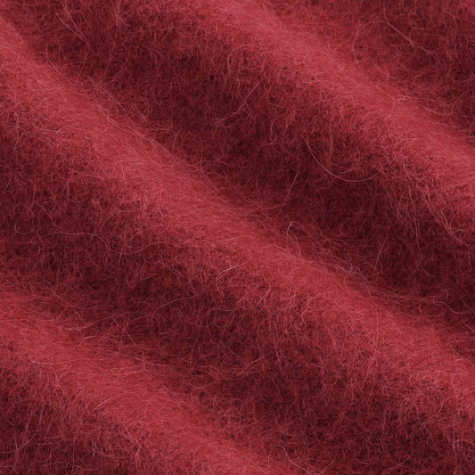 Russell Alpaca Blend Crew Jumper - Cranberry