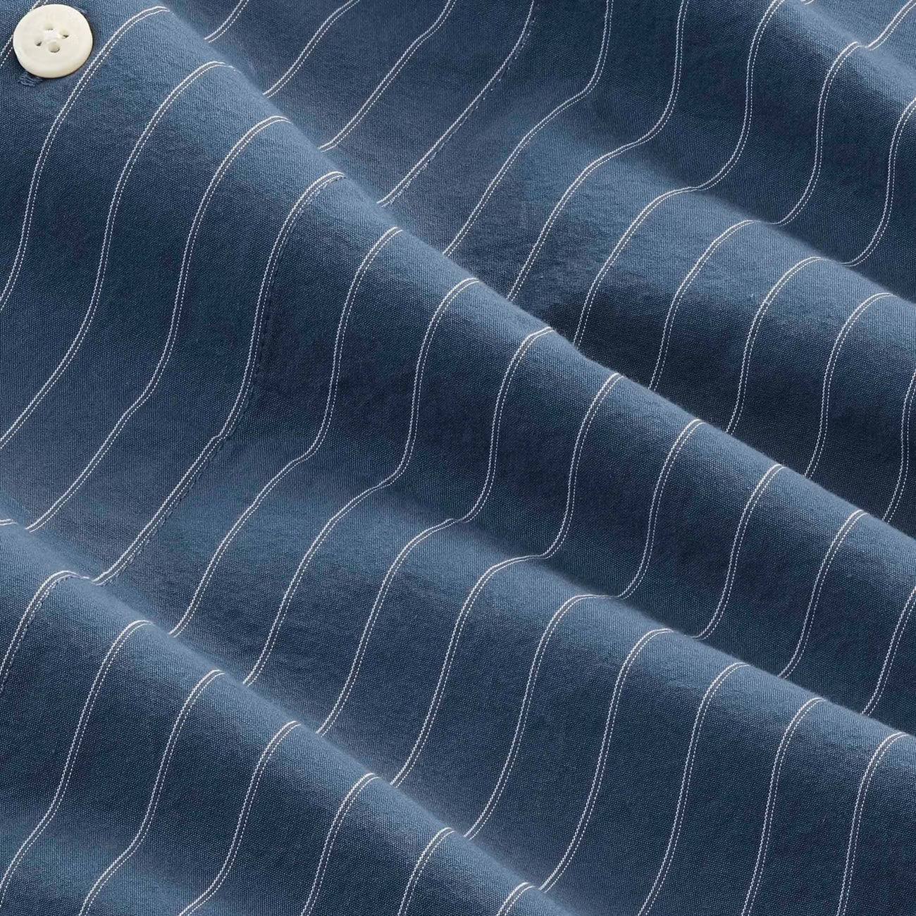 Reed Relaxed Fit Overshirt - Blue Stripe