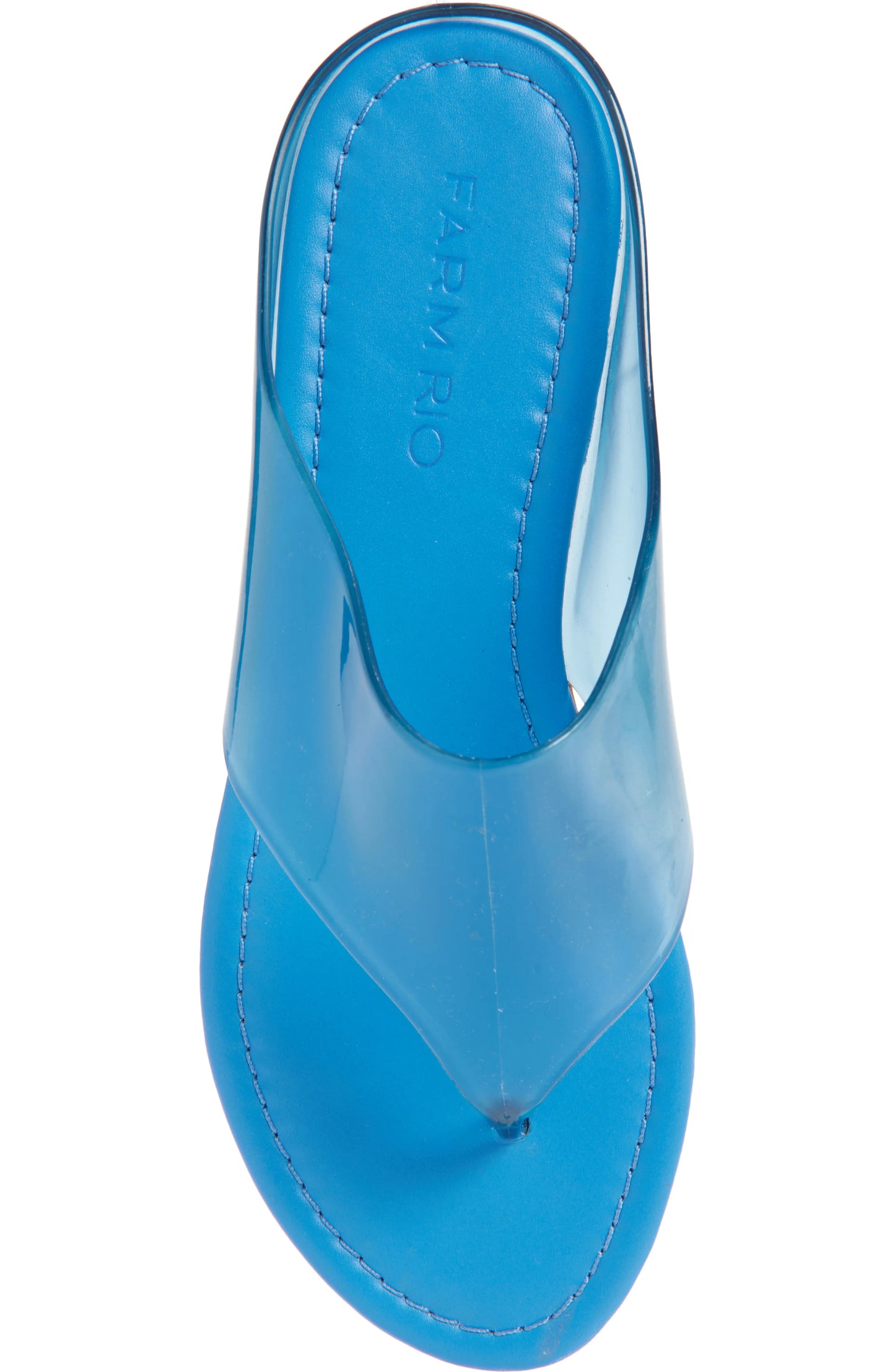 Jelly Thong Flat Sandal - Blue Bird