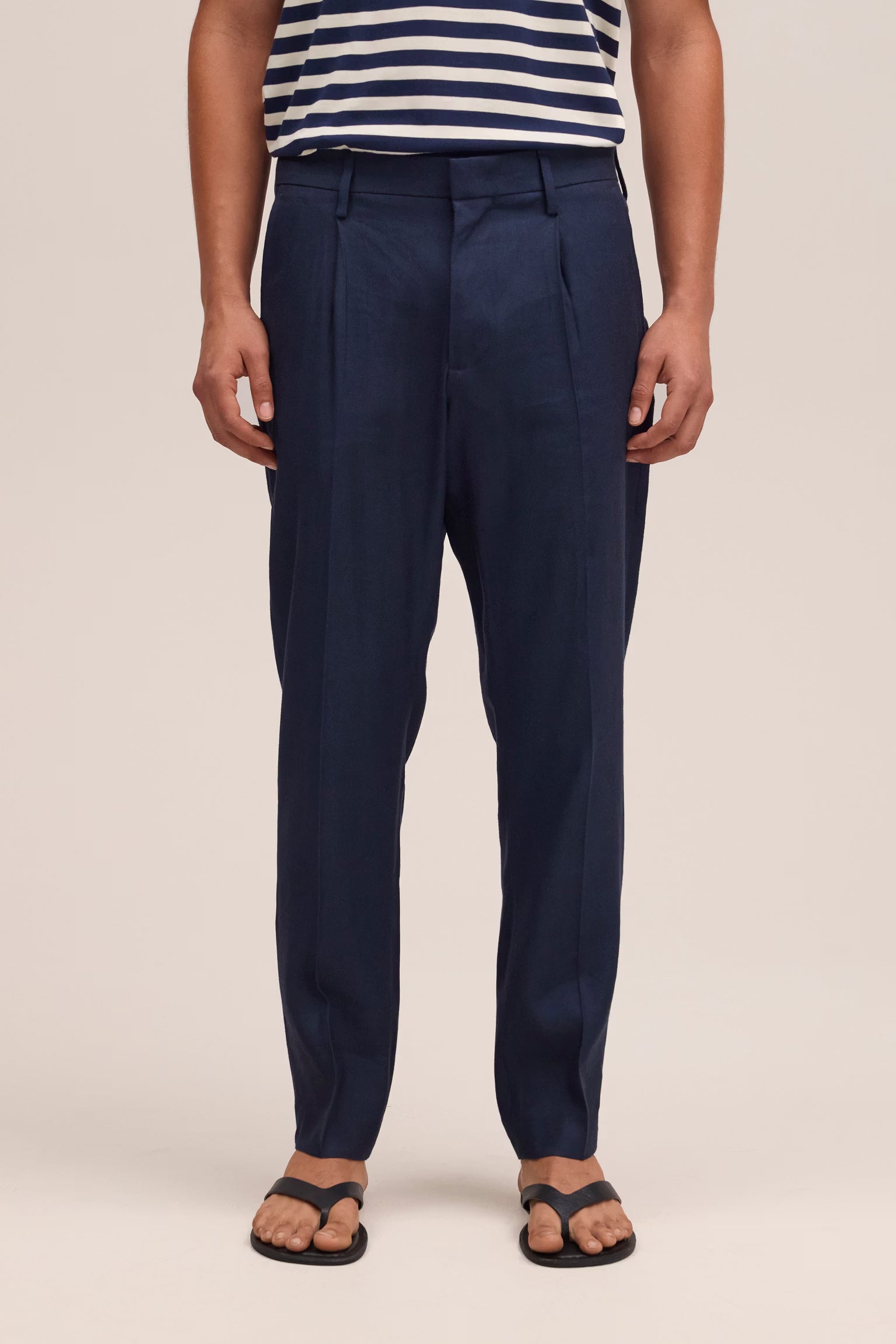 NN07 Bill Tapered Leg Regular Fit Trouser - Deep Navy