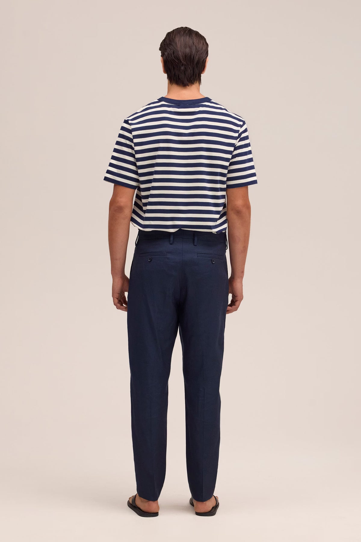 Fit Regular Deep NN07 - Bill Tapered Leg Regular Fit Trouser - Deep Navy – MR & MRS ...