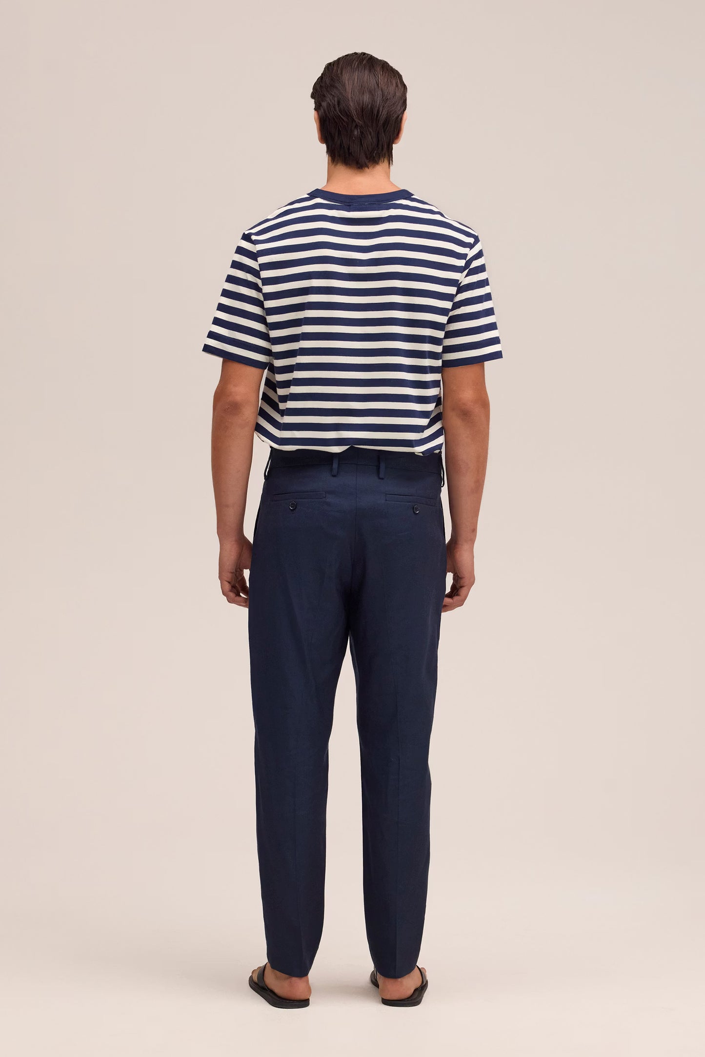 Bill Tapered Leg Regular Fit Trouser - Deep Navy