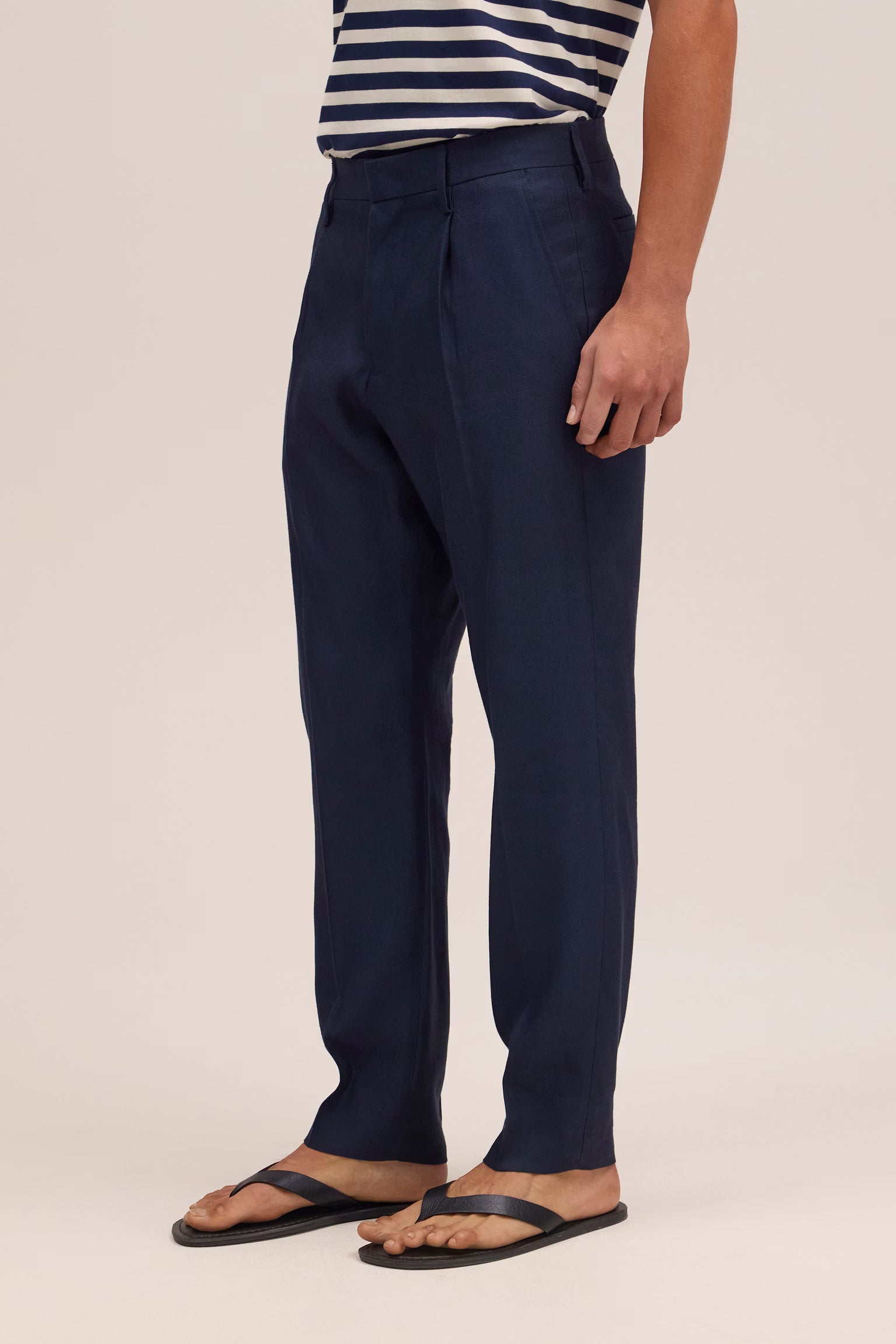 NN07 Bill Tapered Leg Regular Fit Trouser - Deep Navy