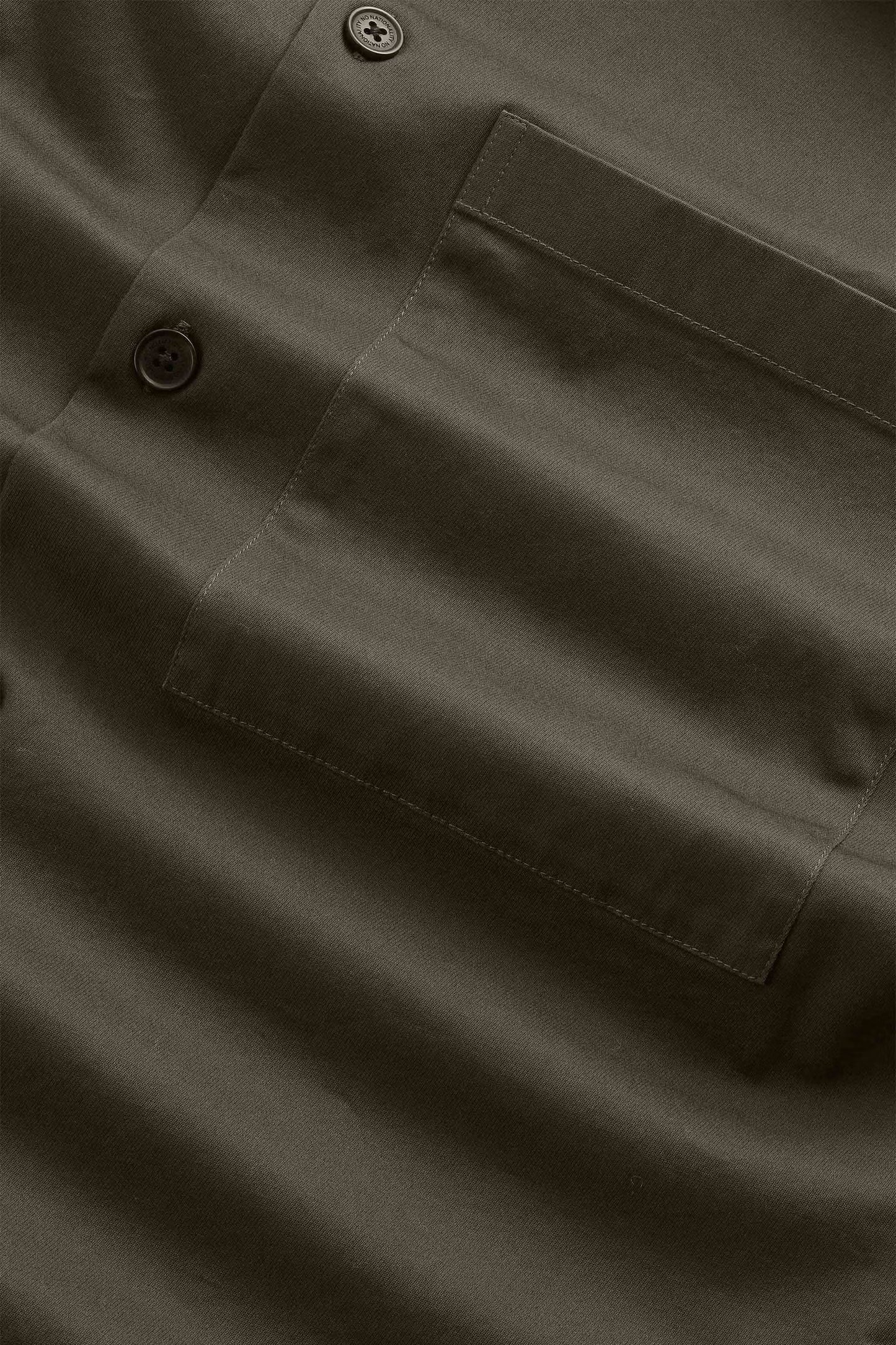 Freddy Cavalry Twill Overshirt - Dark Army
