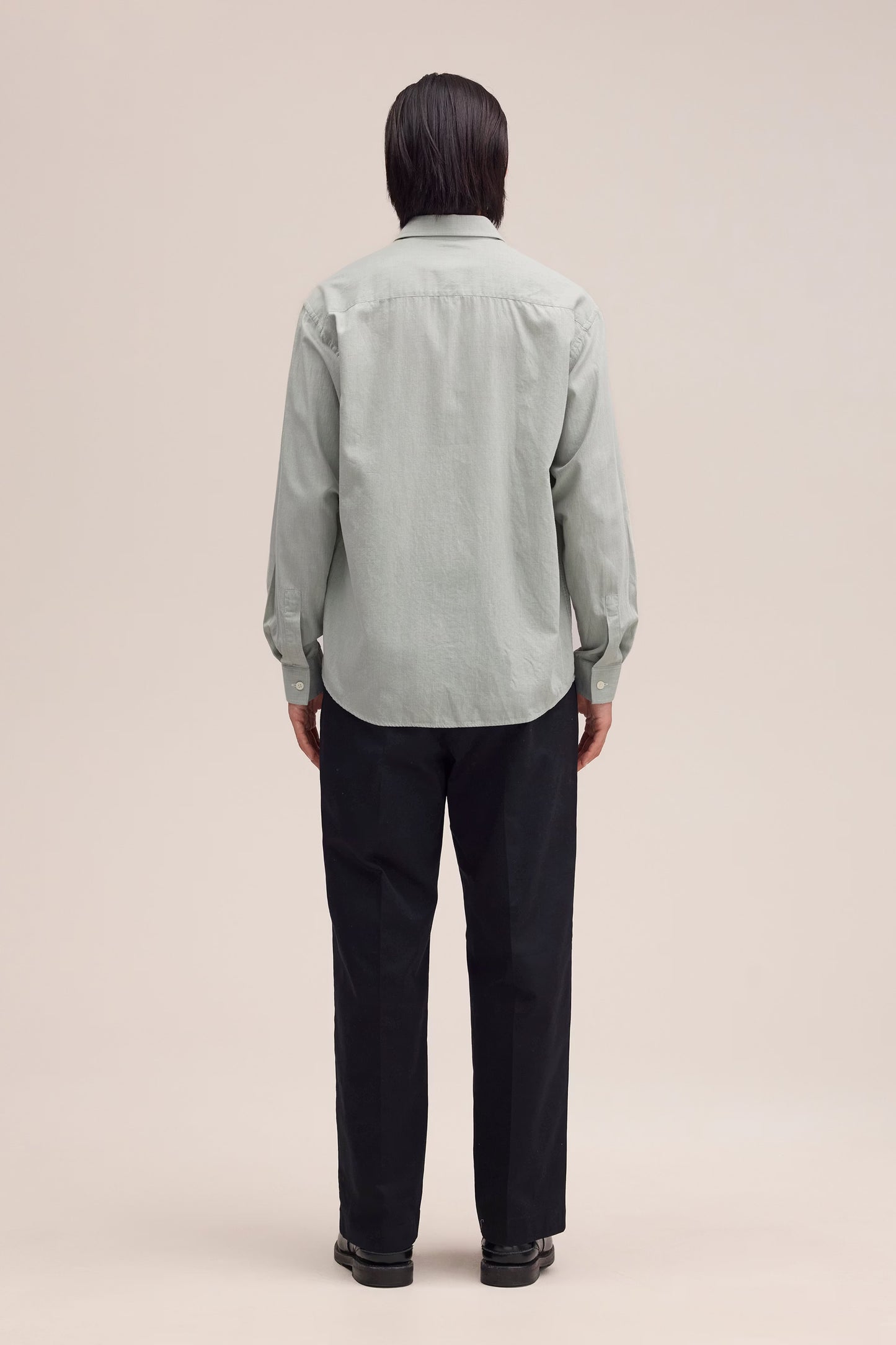 Deon - Chambray Shirt - Sea Spray