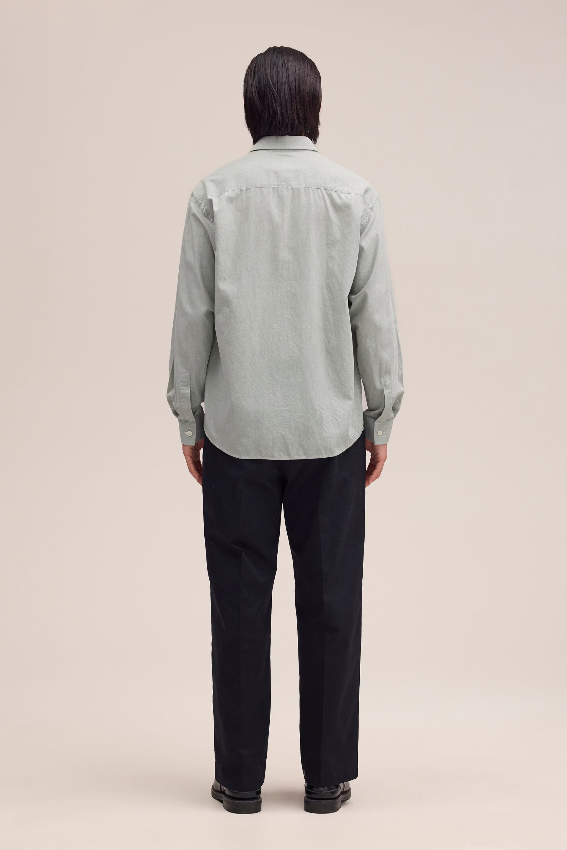 NN07 Deon - Chambray Shirt - Sea Spray