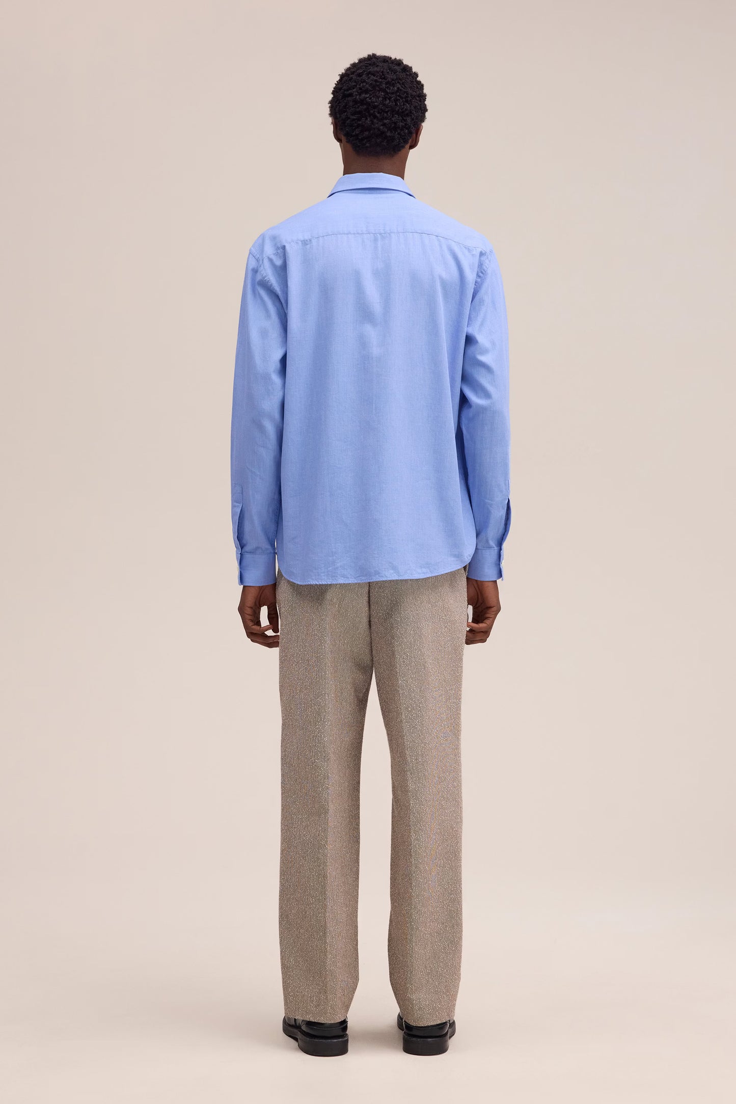 Deon - Chambray Shirt - Blue Quartz