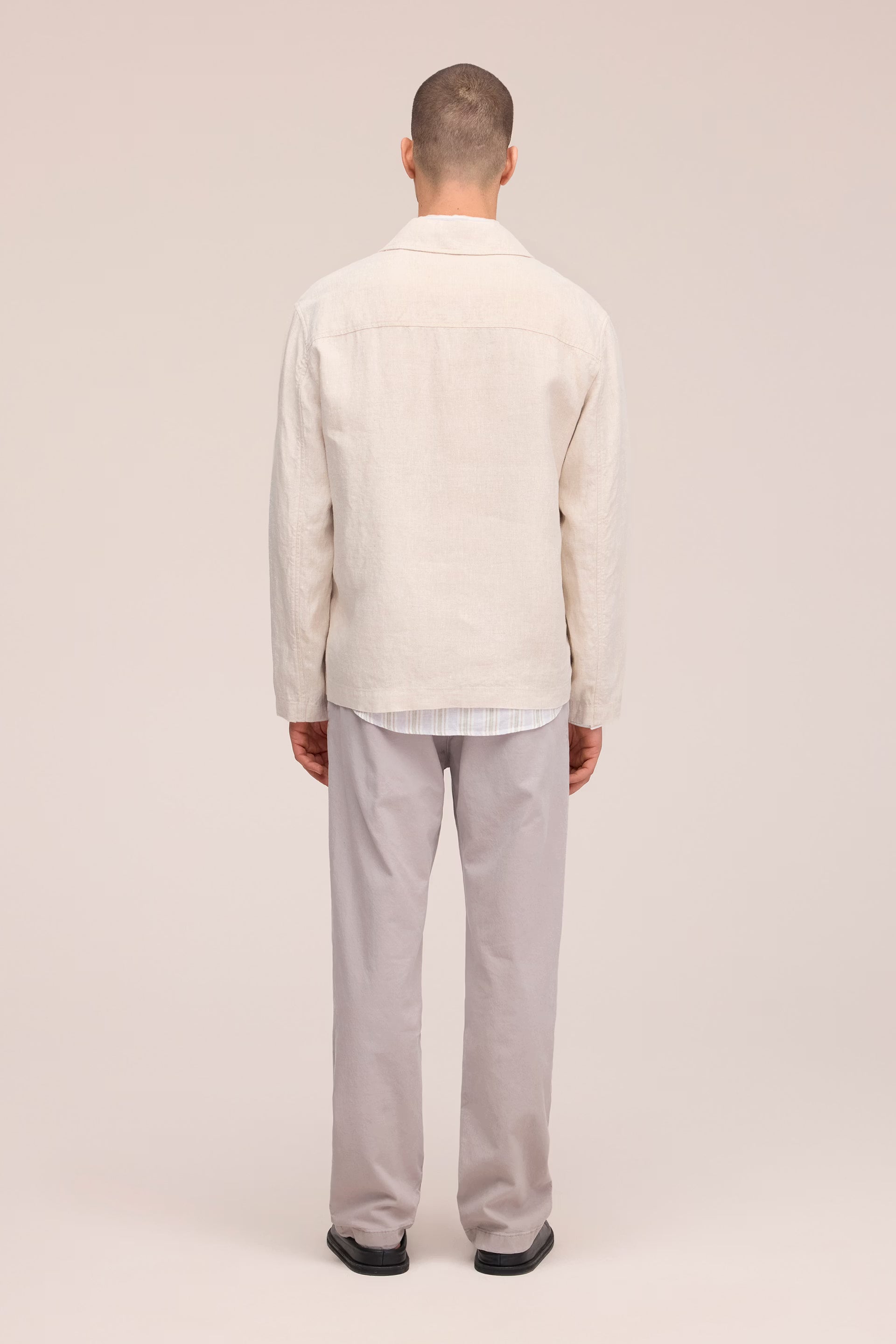 NN07 Morgan Jacket Unlined Linen Hybrid - Oat