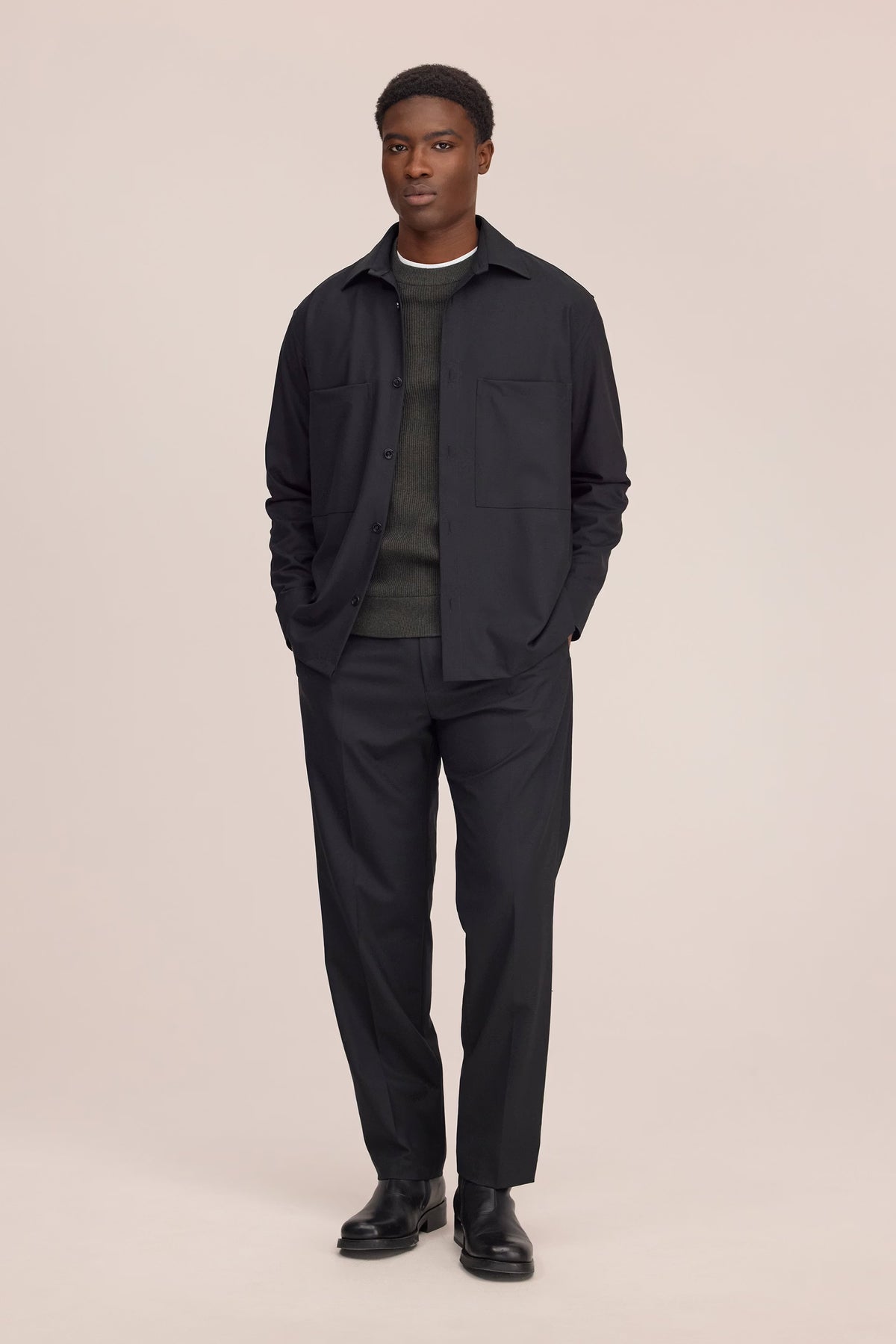 NN07 Brendan Tapered Leg Regular Fit Pant - Black