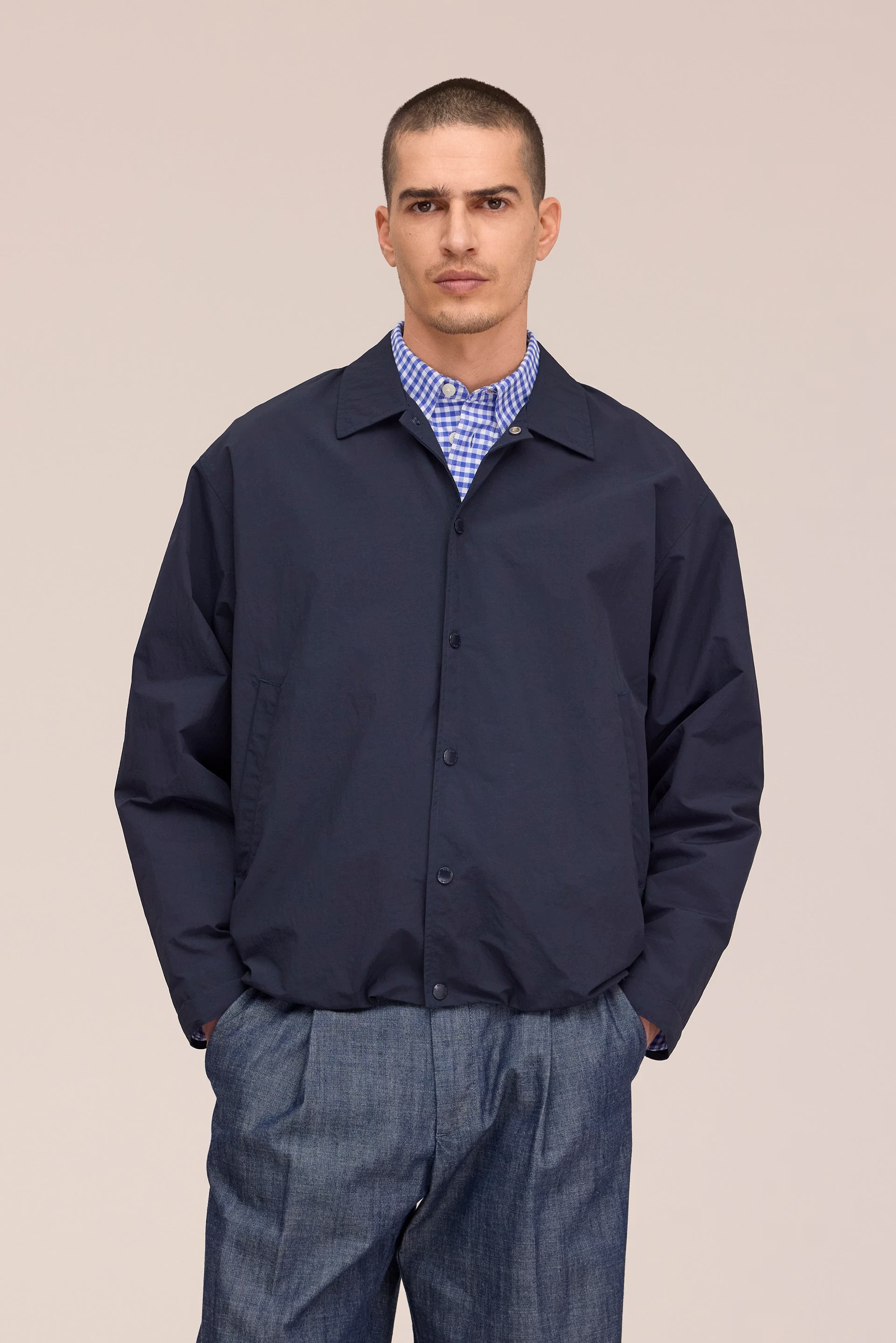 NN07 Fenton Water Repellant Jacket - Deep Navy