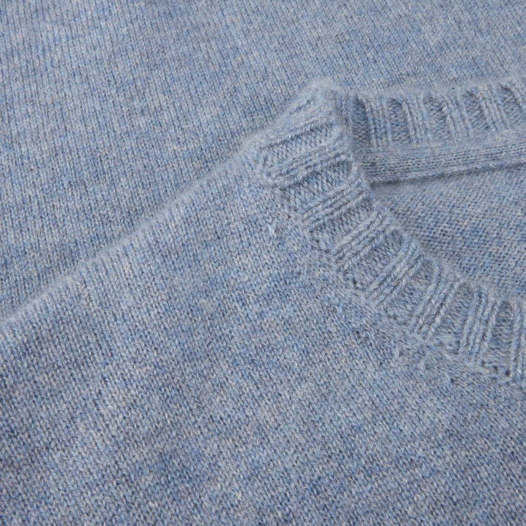 Cashmere Crew Neck - Blue