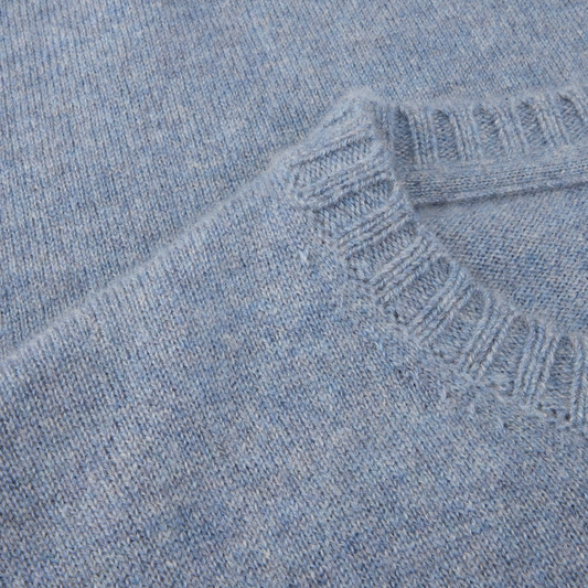 Cashmere Crew Neck - Blue