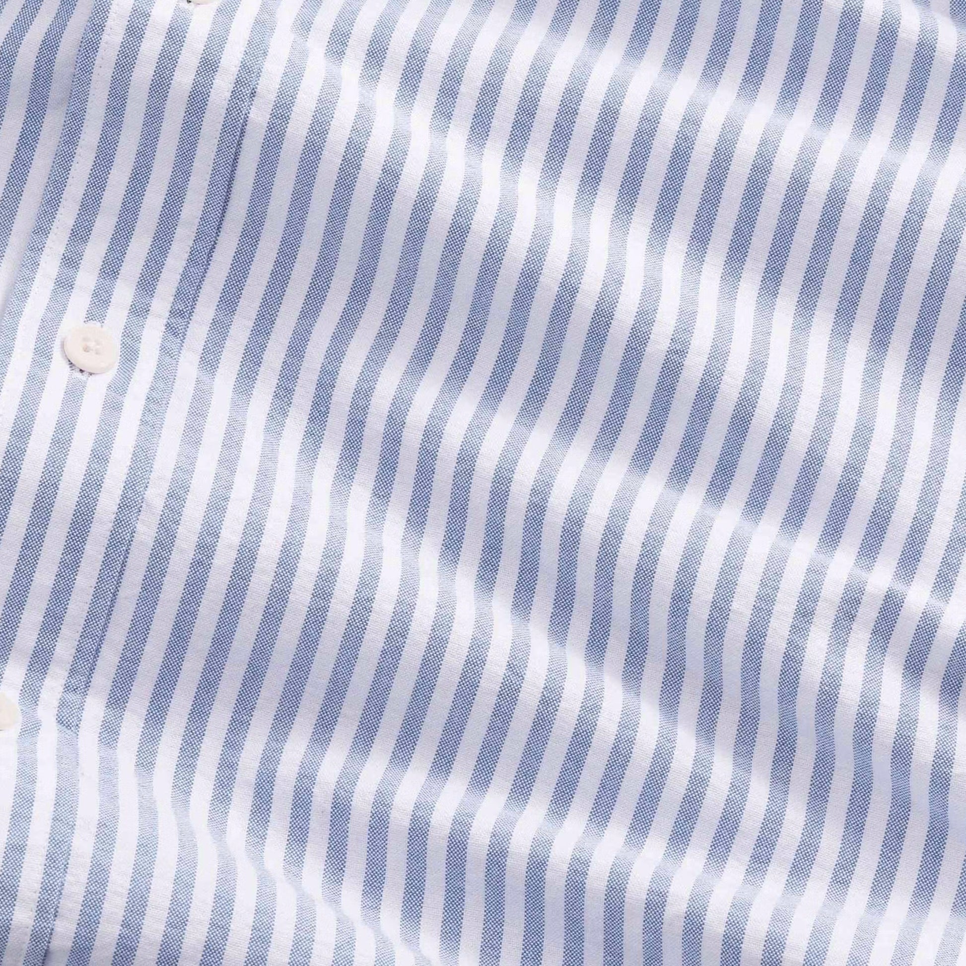 NN07 Colby Regular Fit Oxford Shirt - Cobalt Stripe