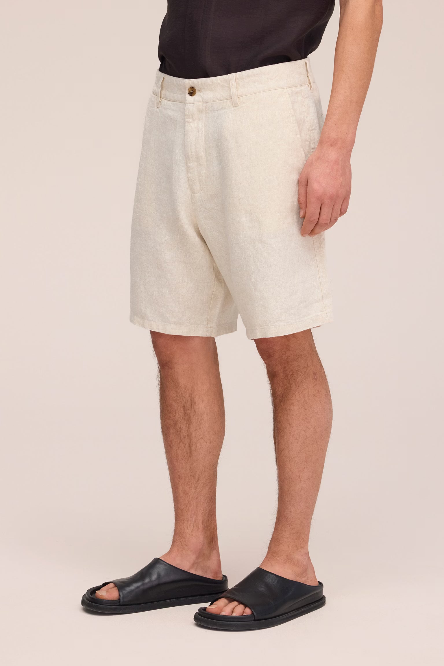 NN07 Aden Shorts Linen - Oat