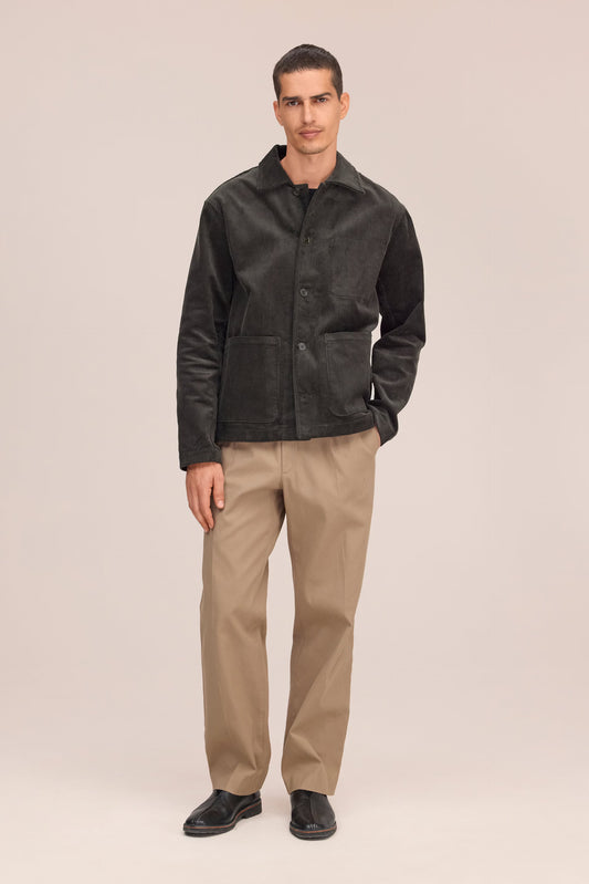 Morgan Hybrid Cotton Jacket - Dark Army