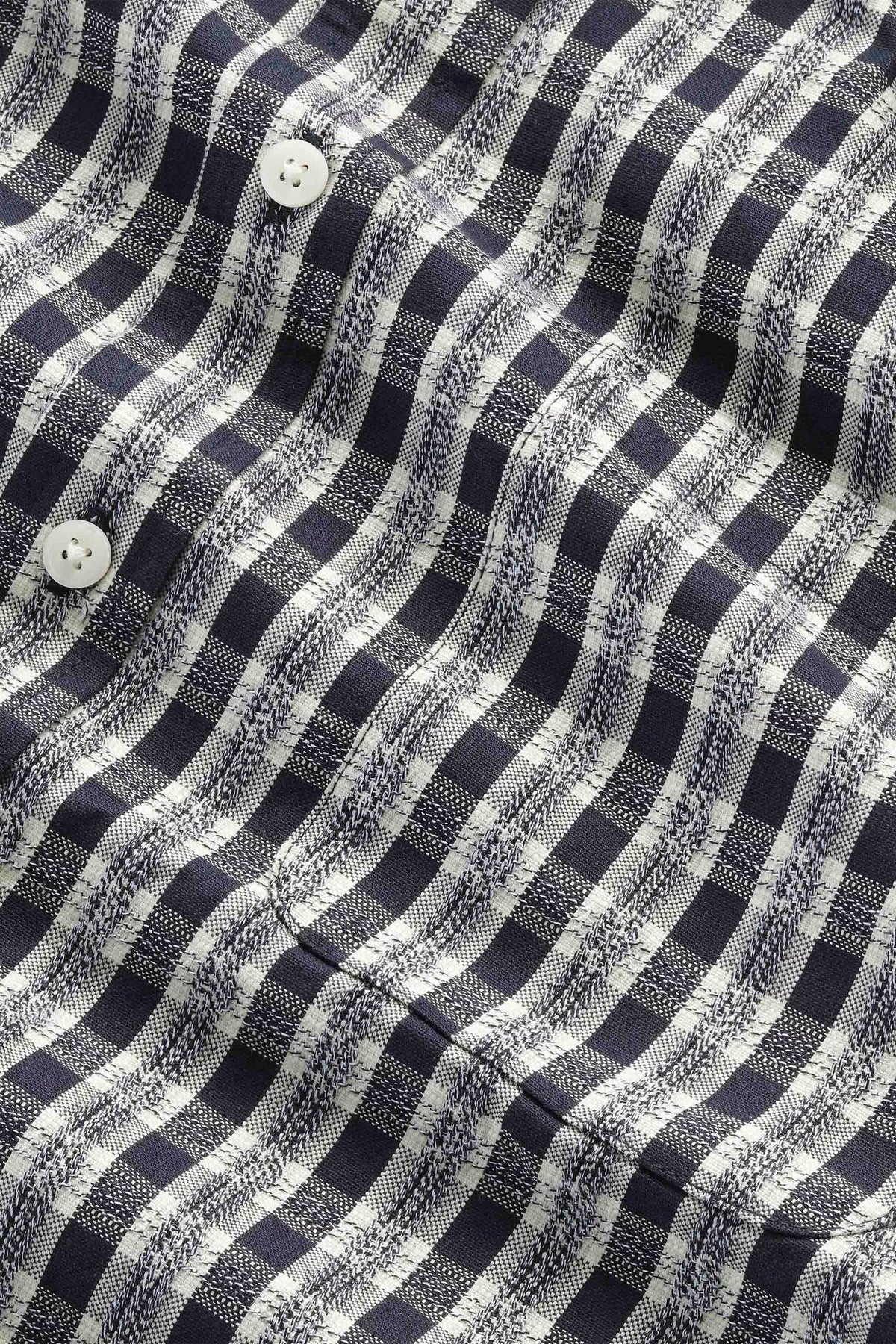 NN07 Deon Mouline Shirt - Navy Blue