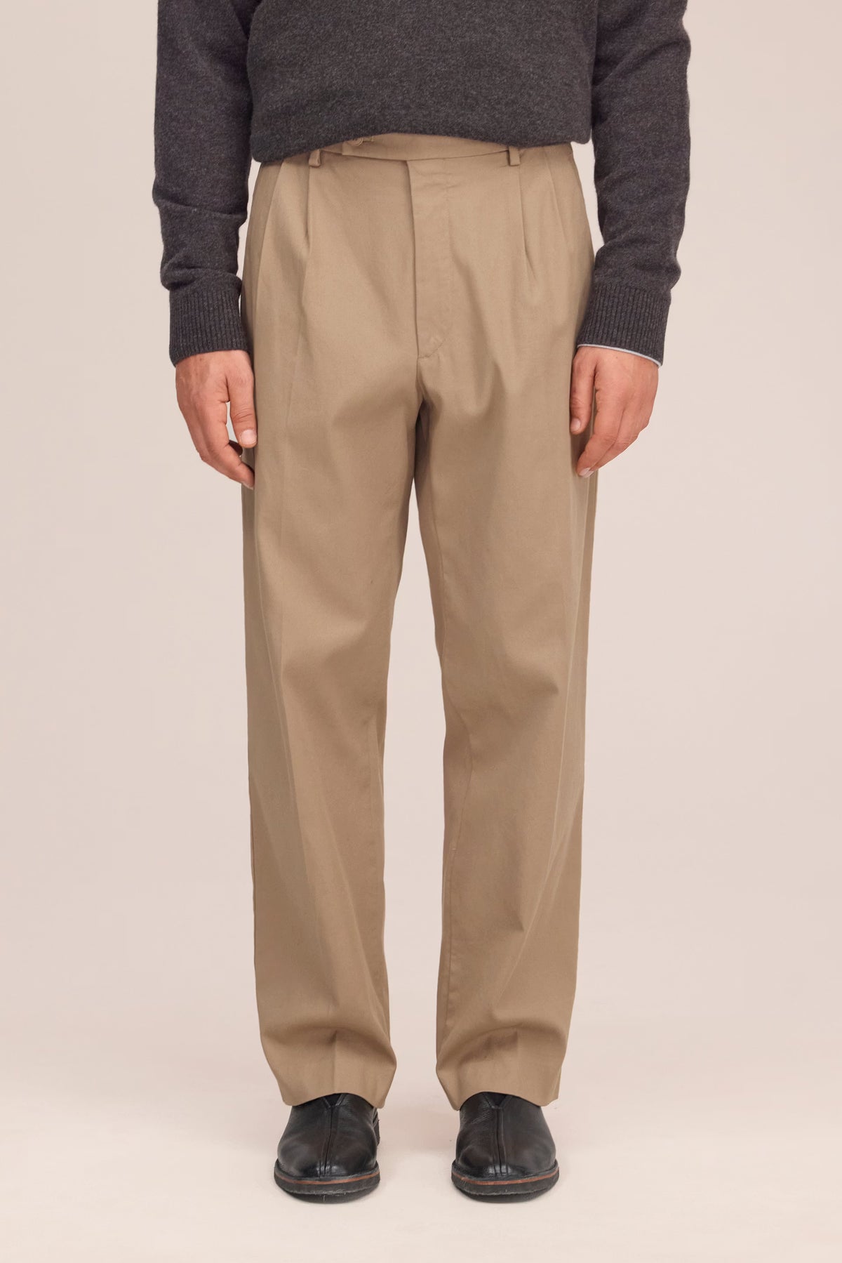 Robin Pleated Trouser - Desert Clay