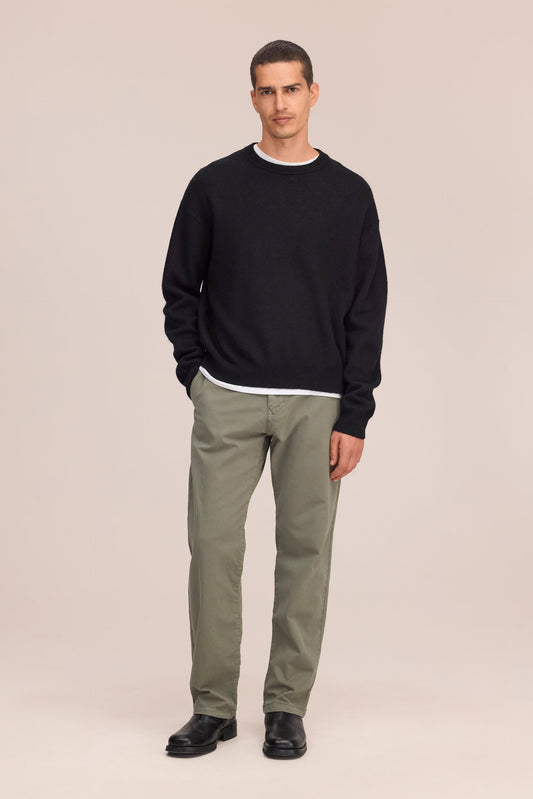 Jasper Boiled Wool Sweater - Black