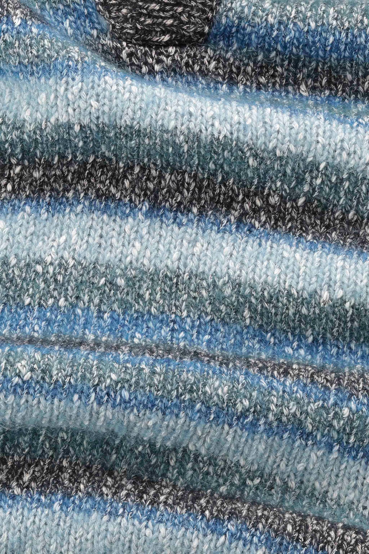NN07 Erling Textured Bouclé Polo - Navy Multi