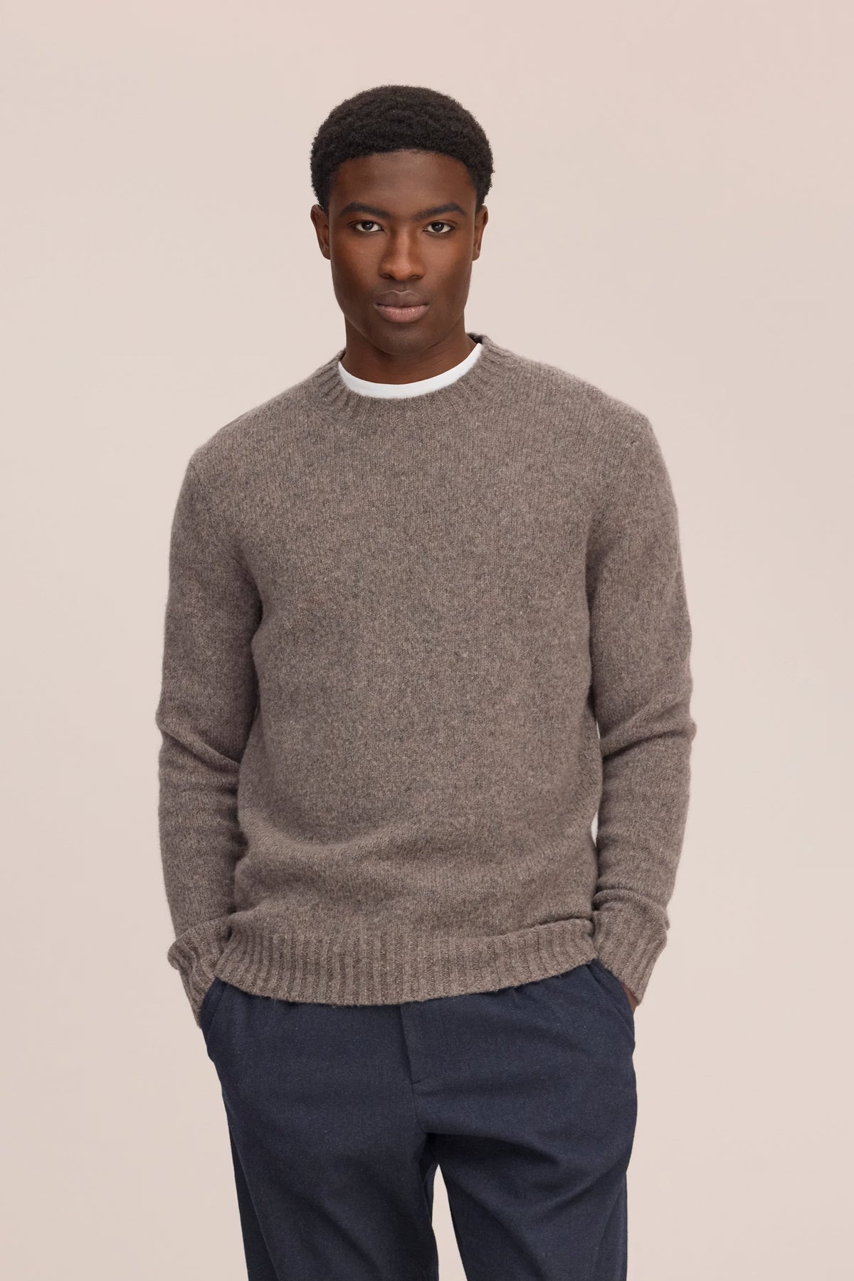 Lee Lightweight Merino Wool Sweater - Tarmac