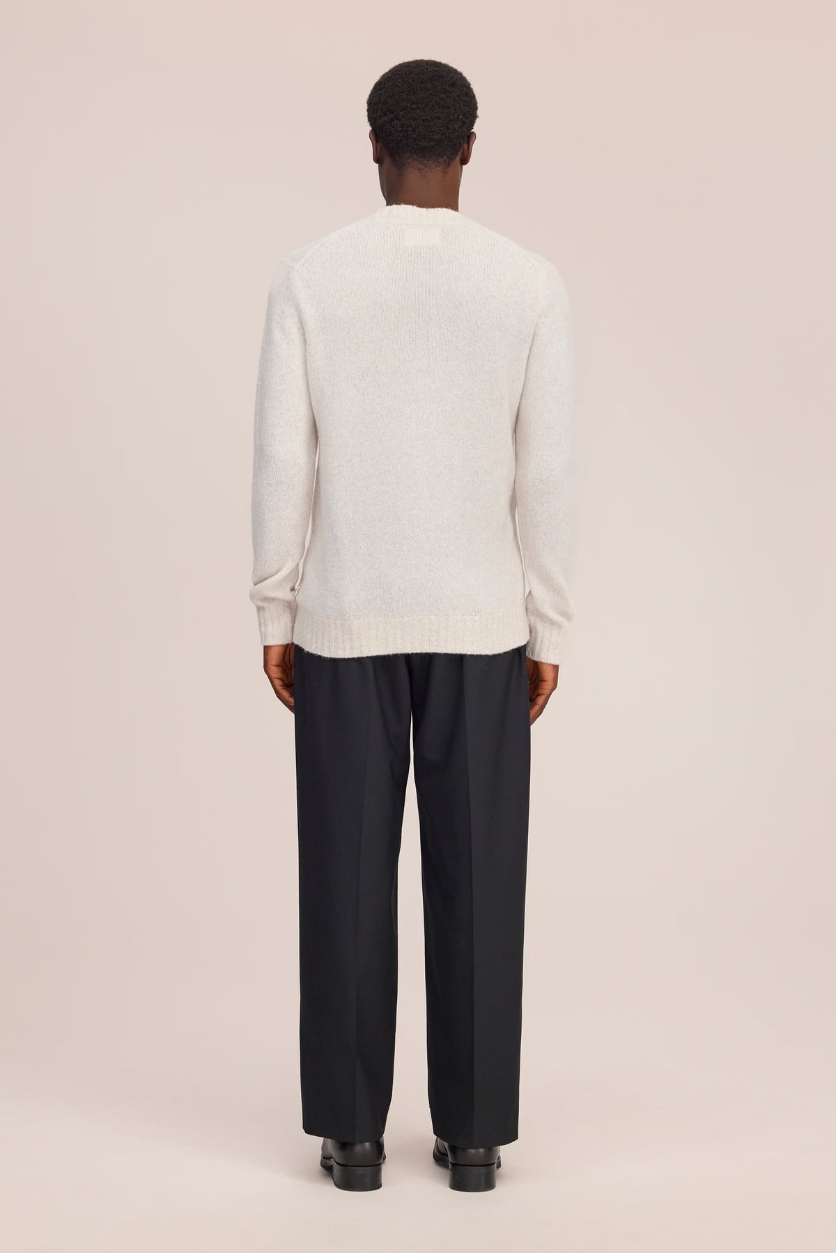 NN07 Lee Lightweight Merino Wool Sweater - Ivory