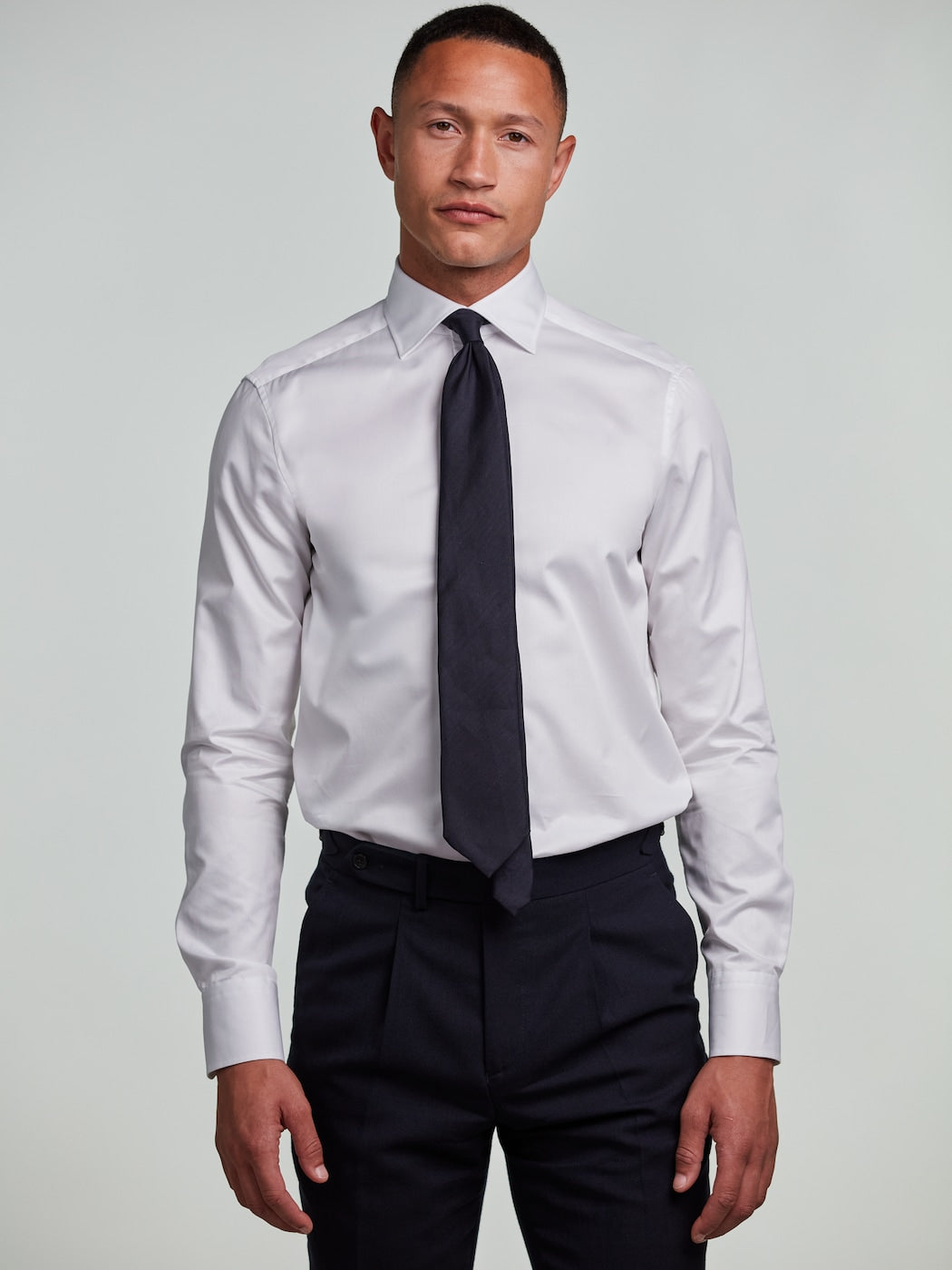Stenstroms Regular Twill Shirt - White
