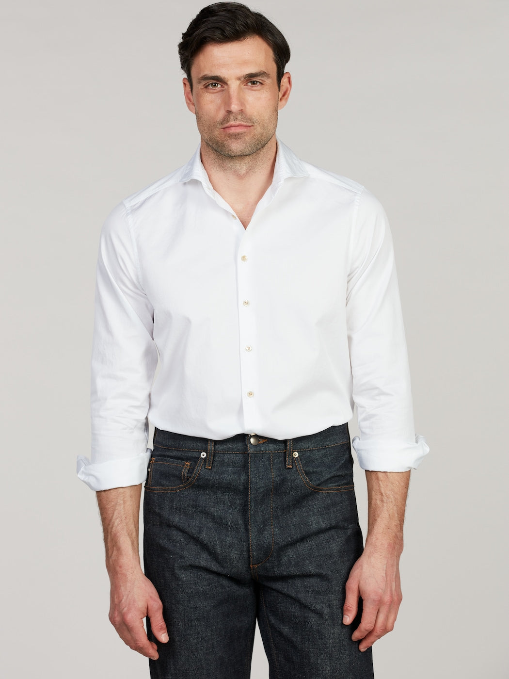 Regular Twill Shirt - White
