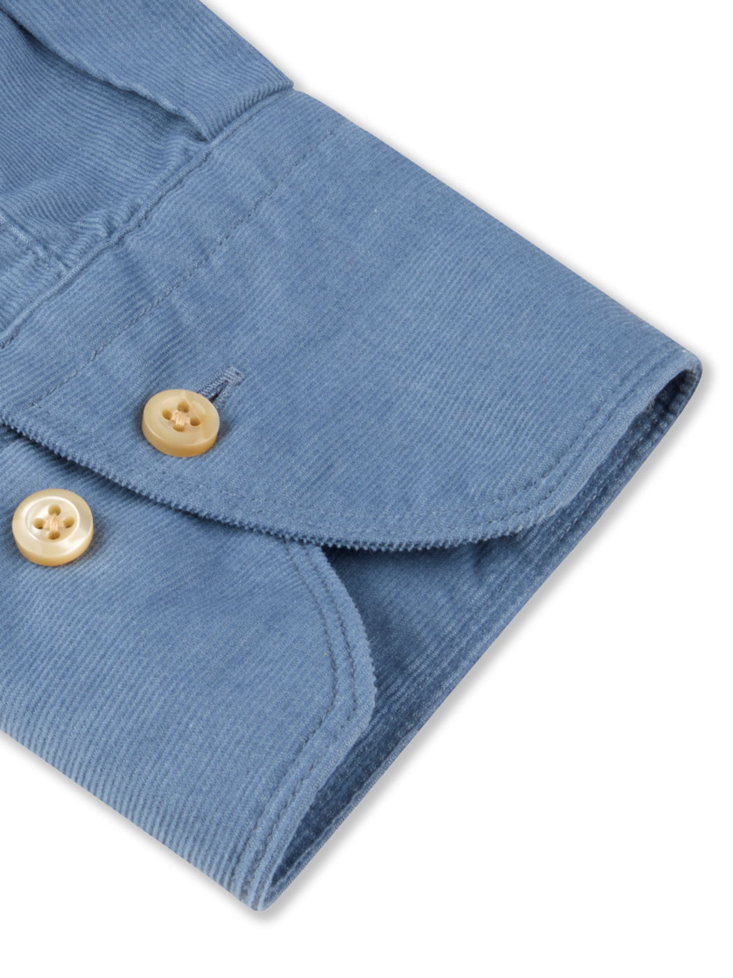 Stenstroms Regular Corduroy Shirt - Blue