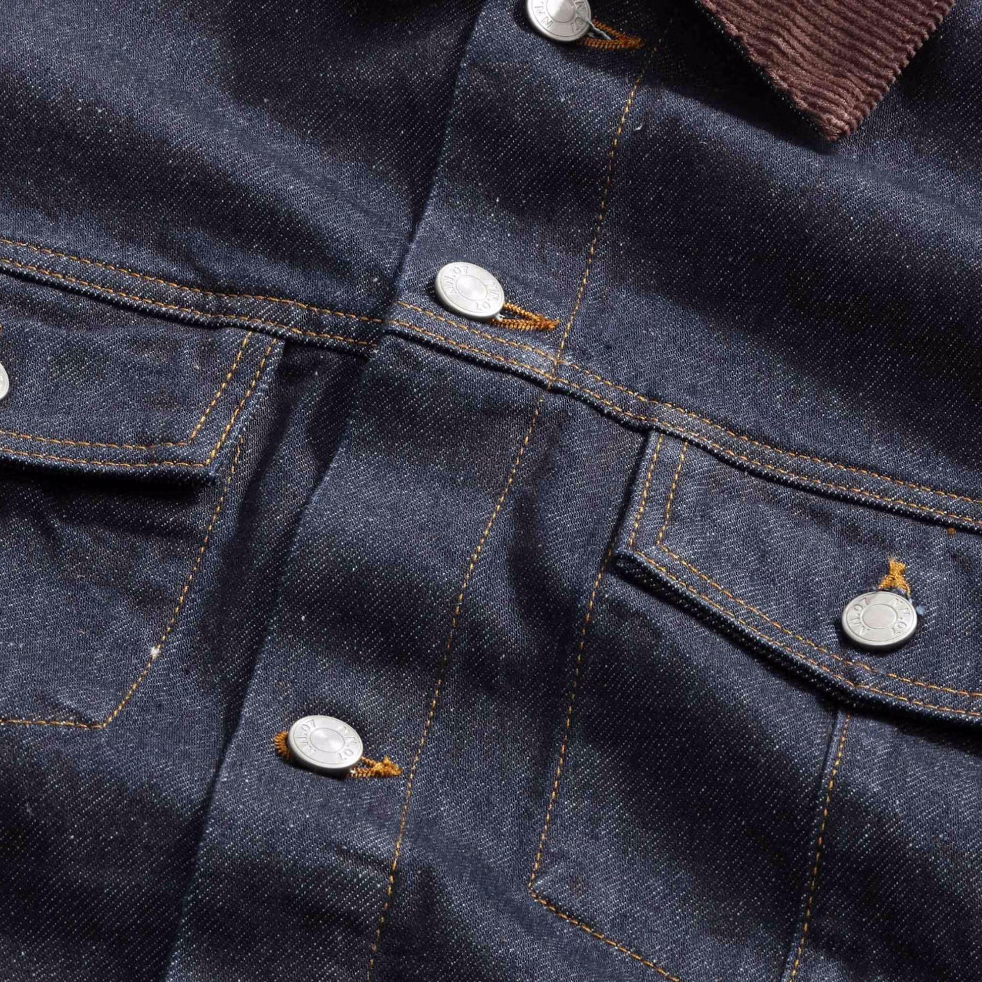 NN07 Roy Rigid Organic Cotton Jacket  - Raw Indigo