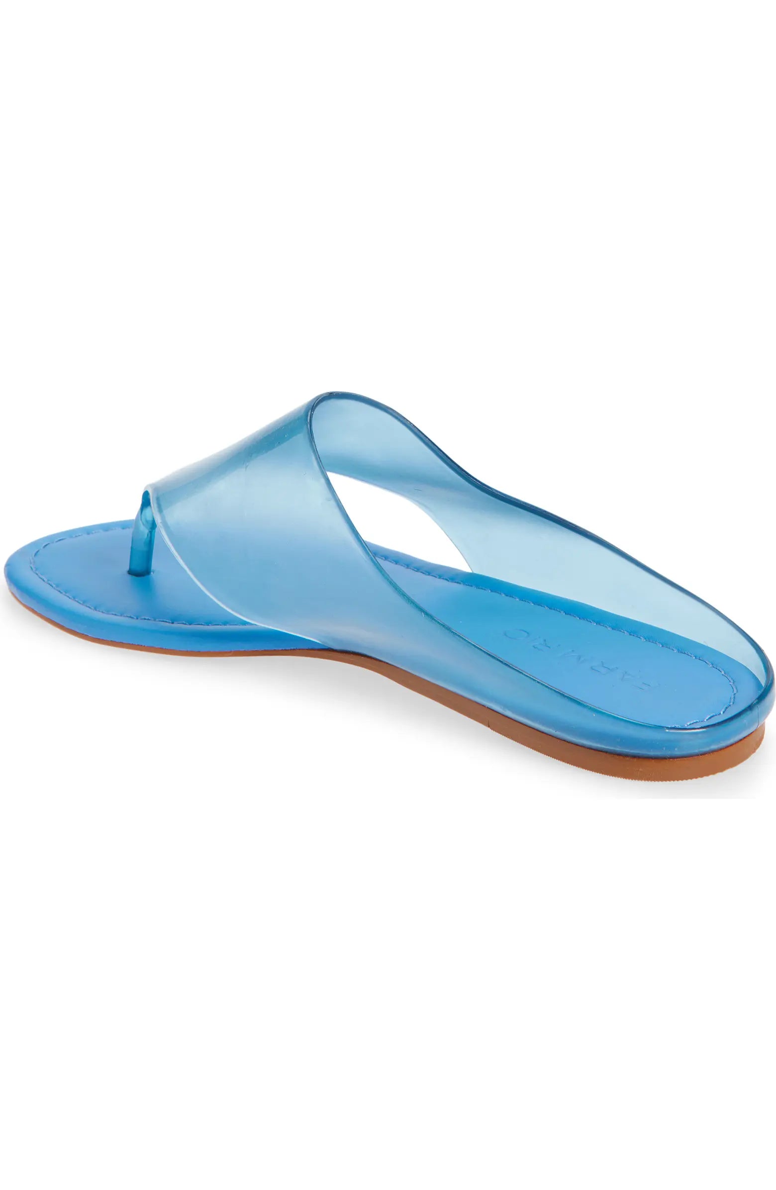 Farm Jelly Thong Flat Sandal - Blue Bird