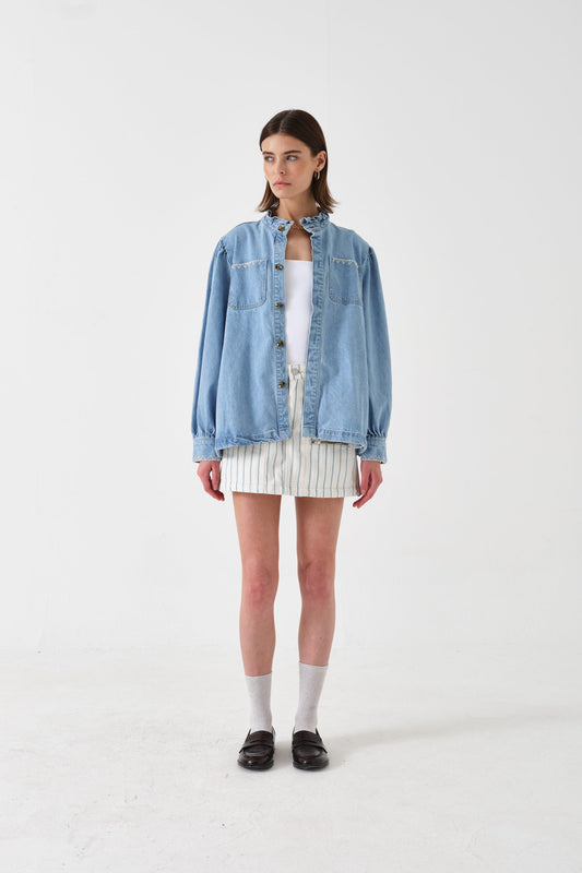 Dana Jacket - Sunbleached Denim