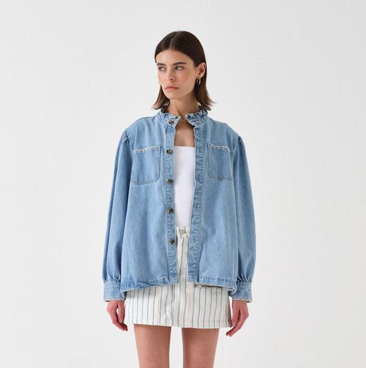 Dana Jacket - Sunbleached Denim