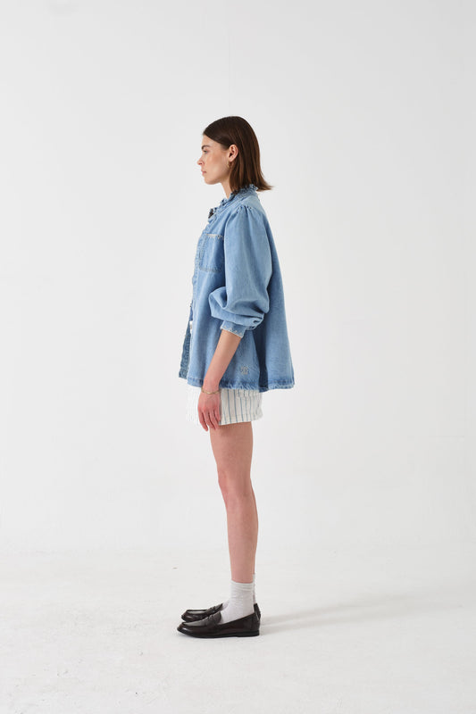 Dana Jacket - Sunbleached Denim